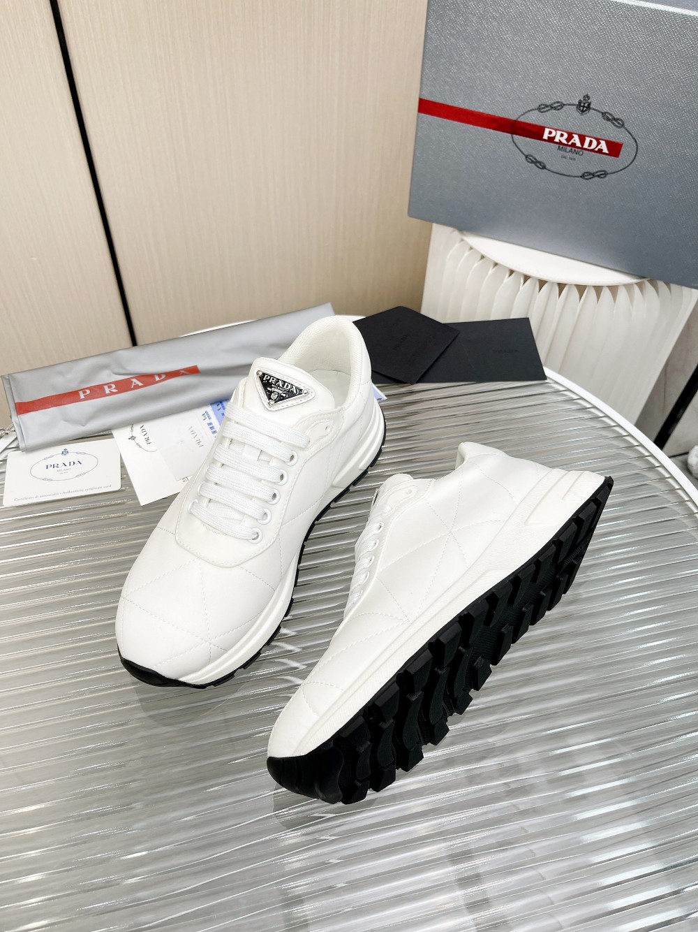 Men P*rada Top Sneaker ( )