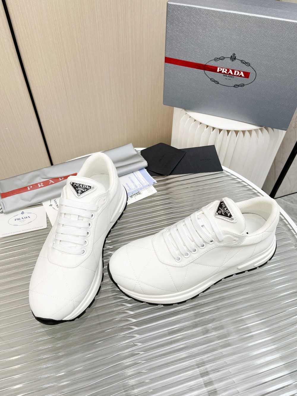 Men P*rada Top Sneaker ( )