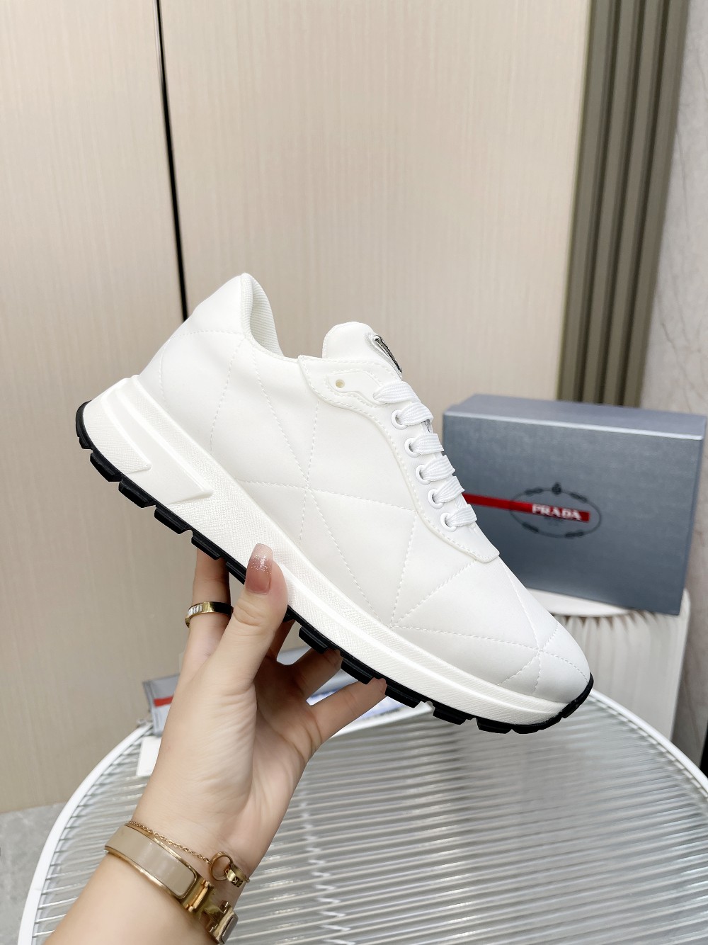 Men P*rada Top Sneaker ( )