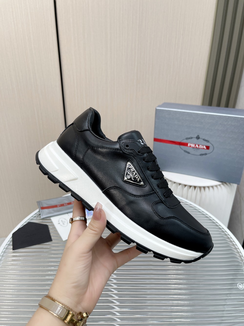 Men P*rada Top Sneaker ( )