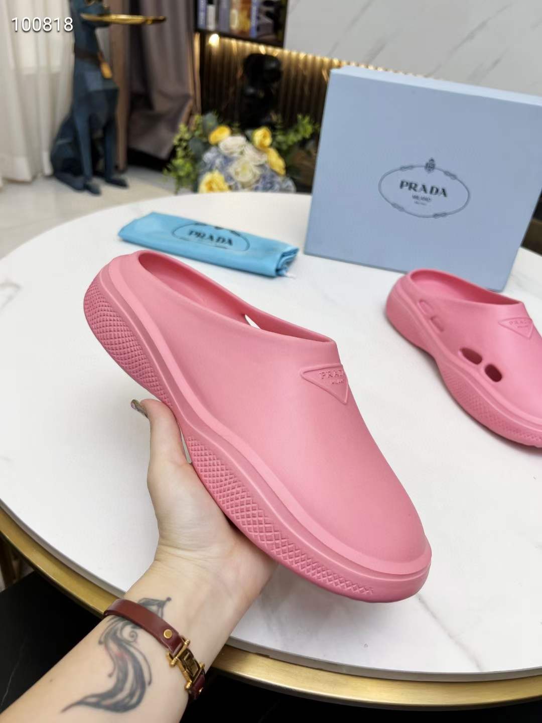 Men Women P*rada Top Slippers ๏ผ ๏ผ