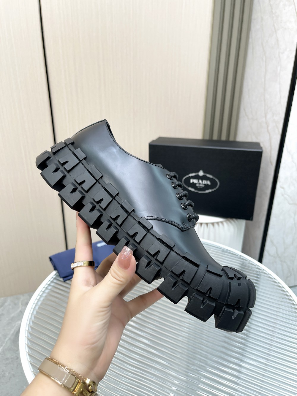 Men P*rada Top Sneaker ( )