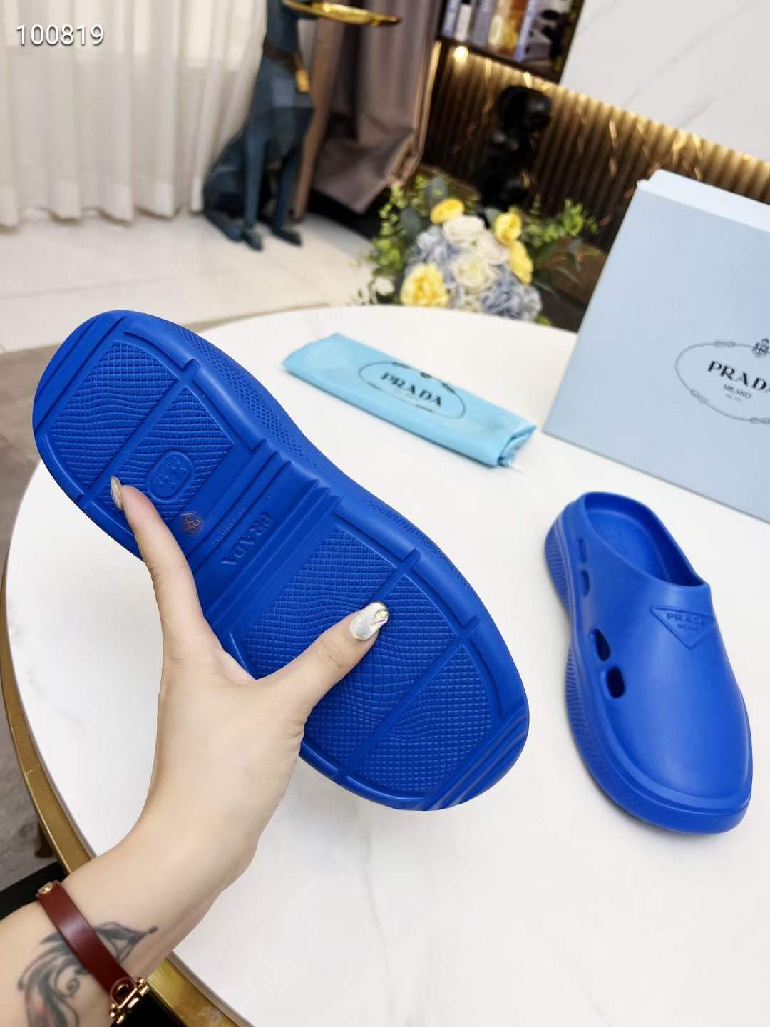 Men Women P*rada Top Slippers （ ）