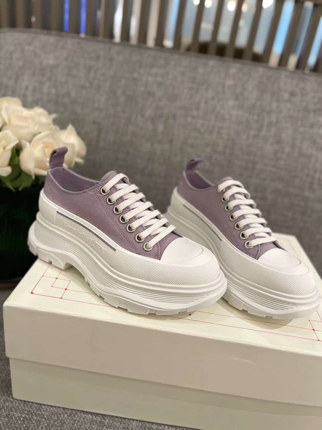 Men Women A*lexander M*cqueen Top Sneaker （ ）