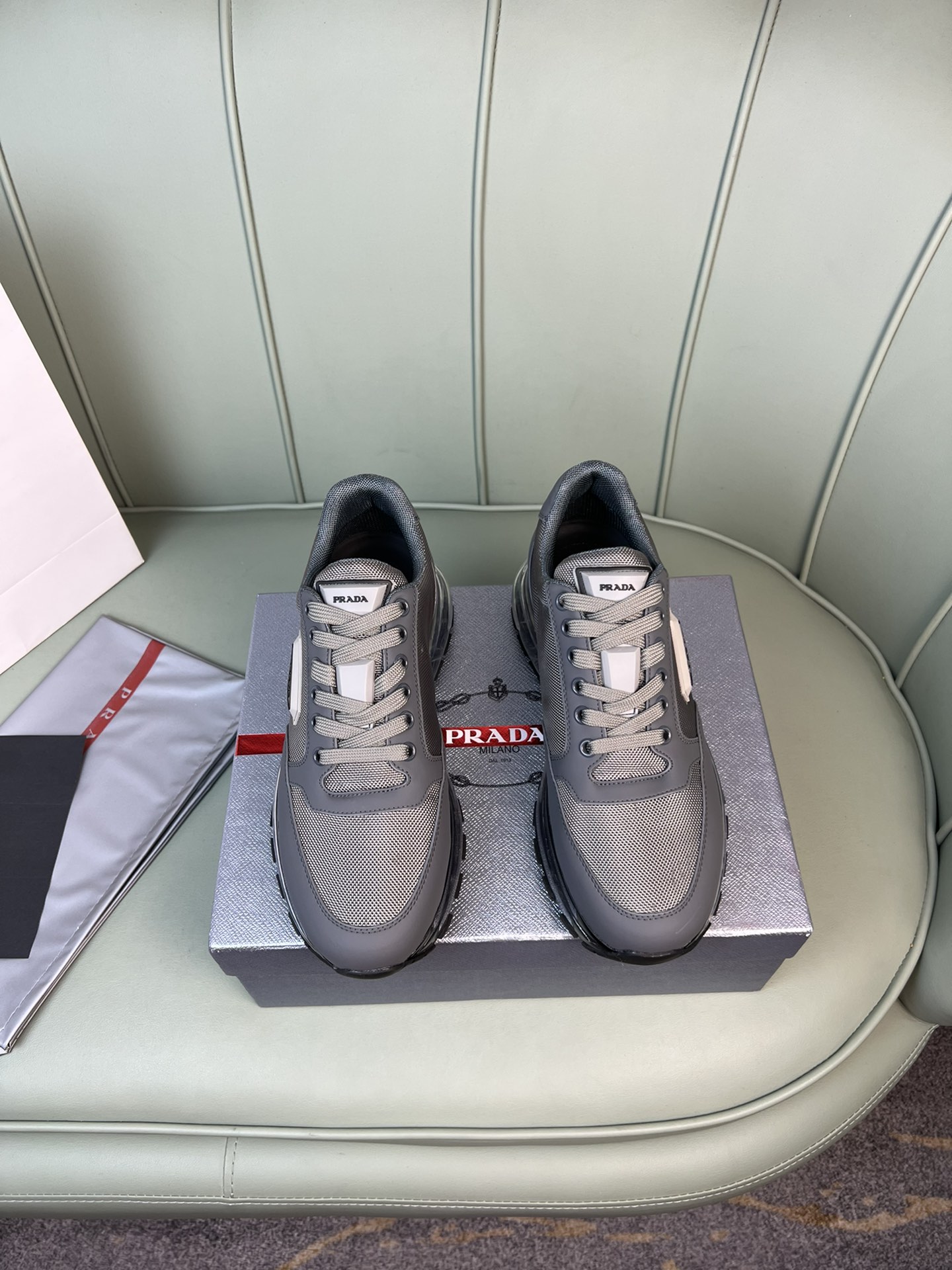 Men P*rada Top Sneaker ( )