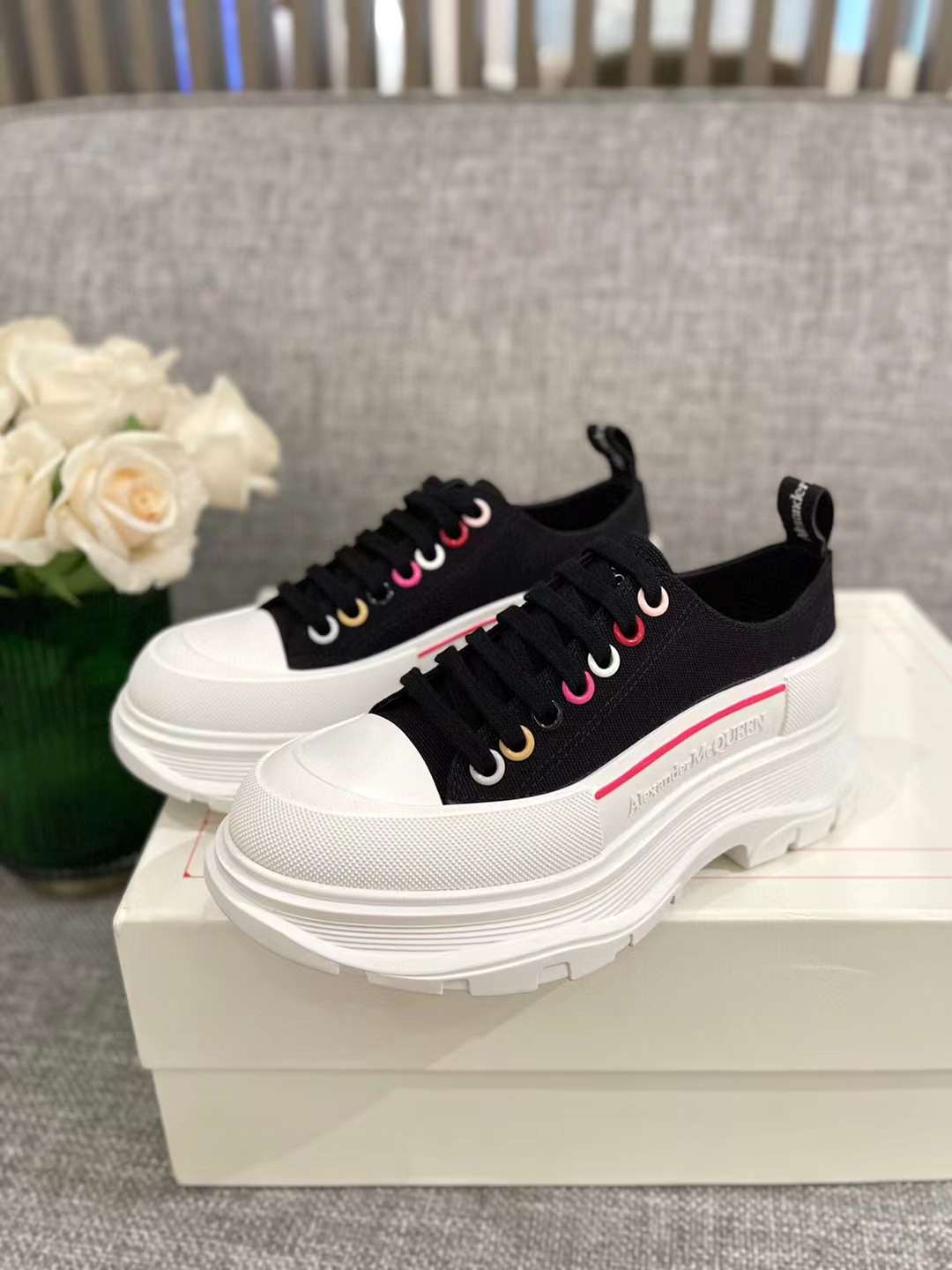 Men Women A*lexander M*cqueen Top Sneaker （ ）