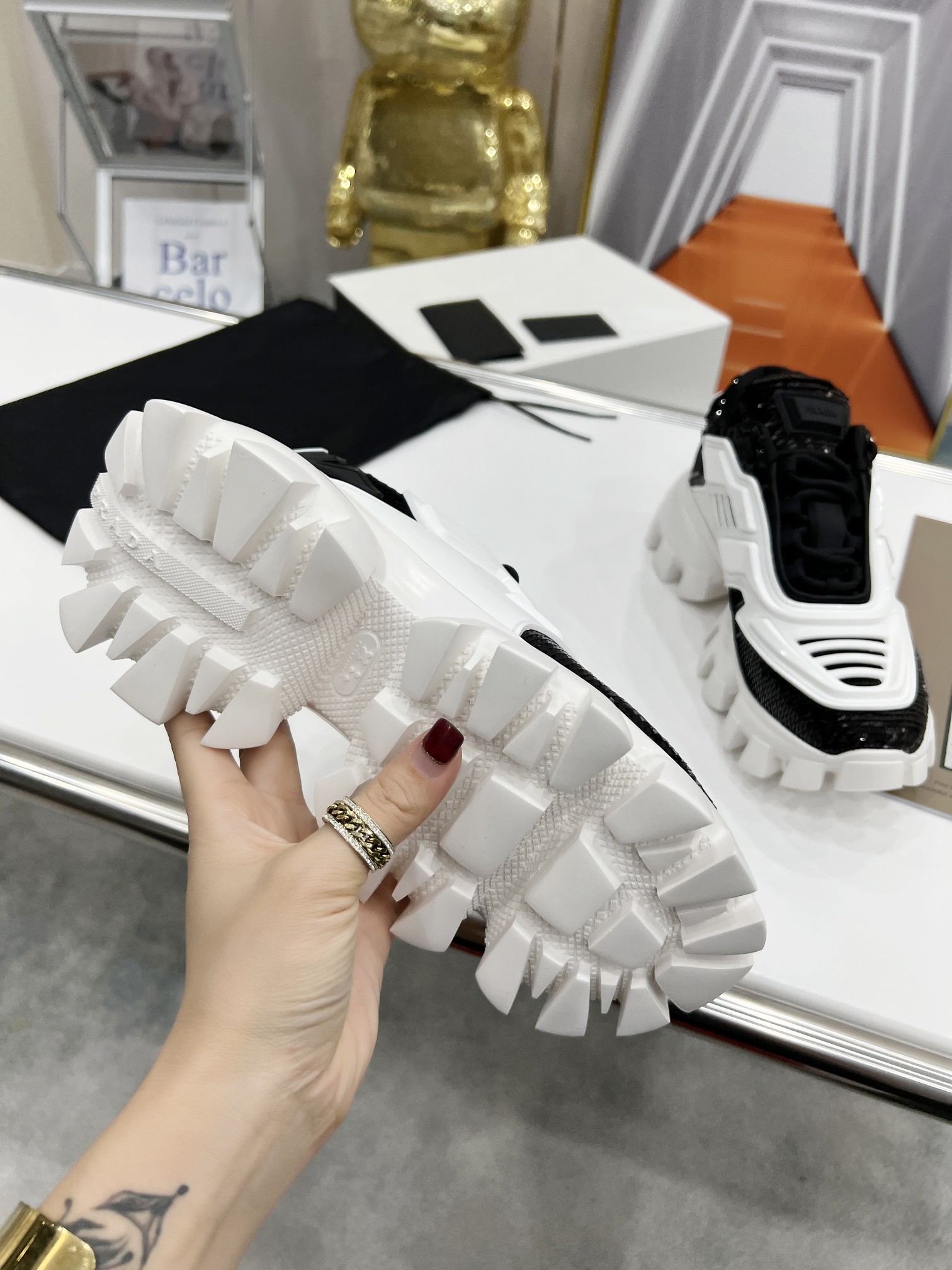 Men P*rada Top Sneaker ( )