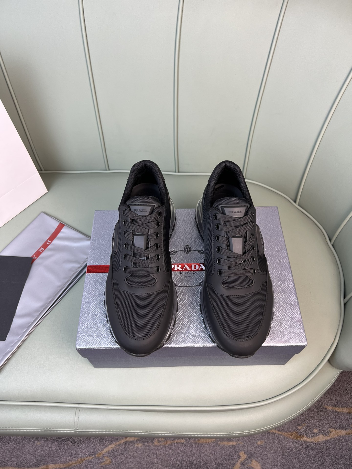 Men P*rada Top Sneaker ( )