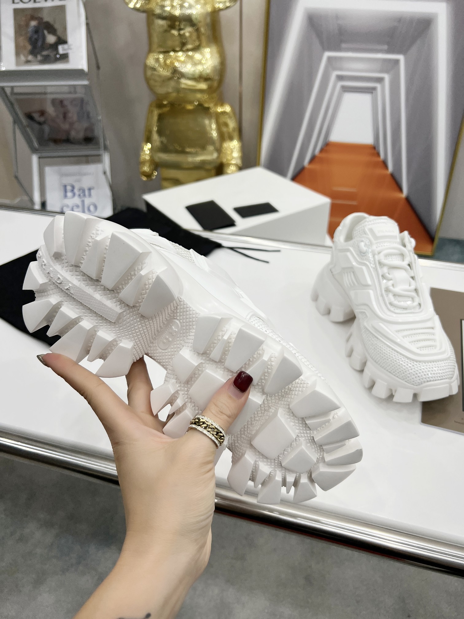 Men P*rada Top Sneaker ( )