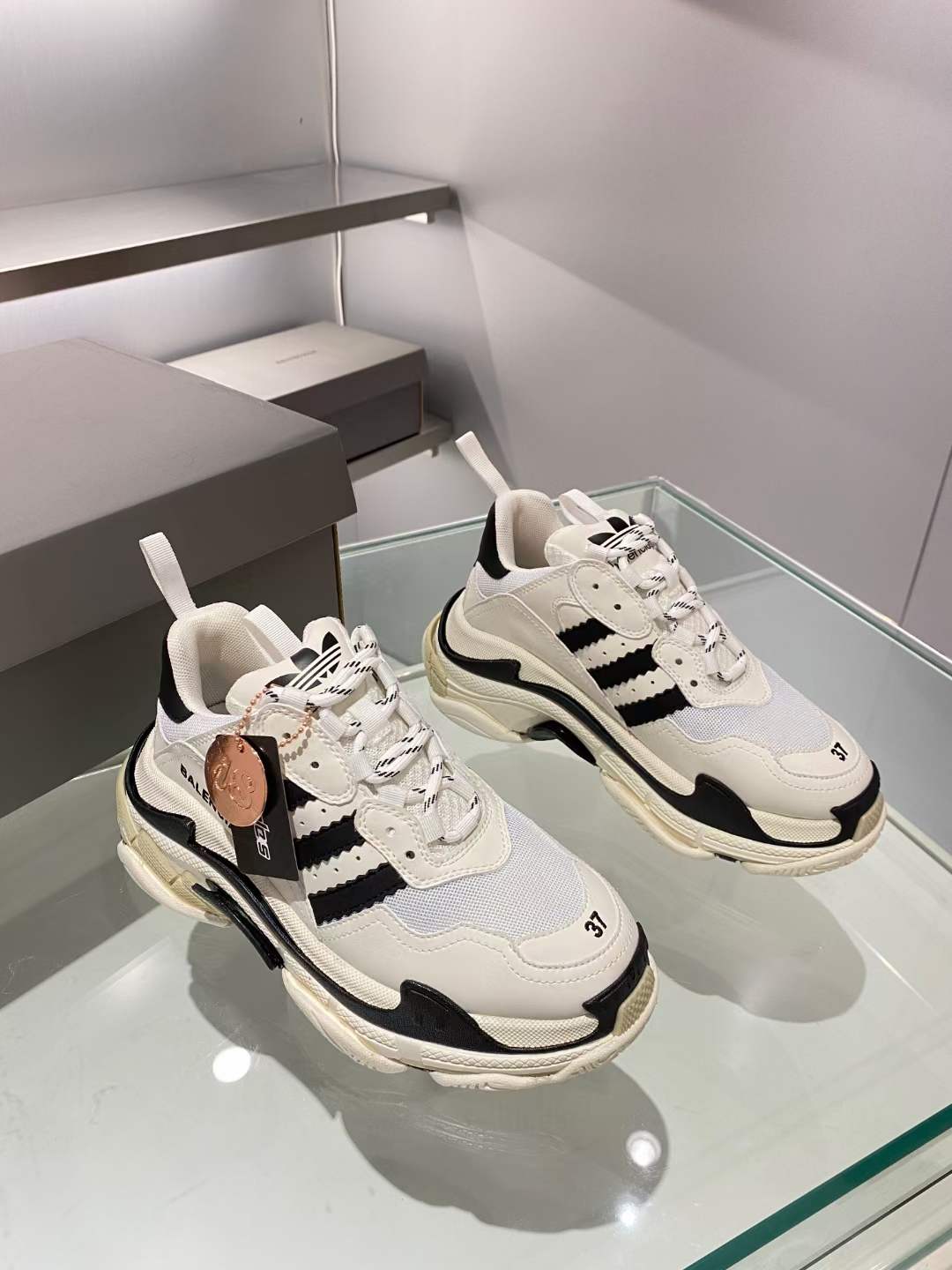 Women Men B*alenciaga Top Sneakers