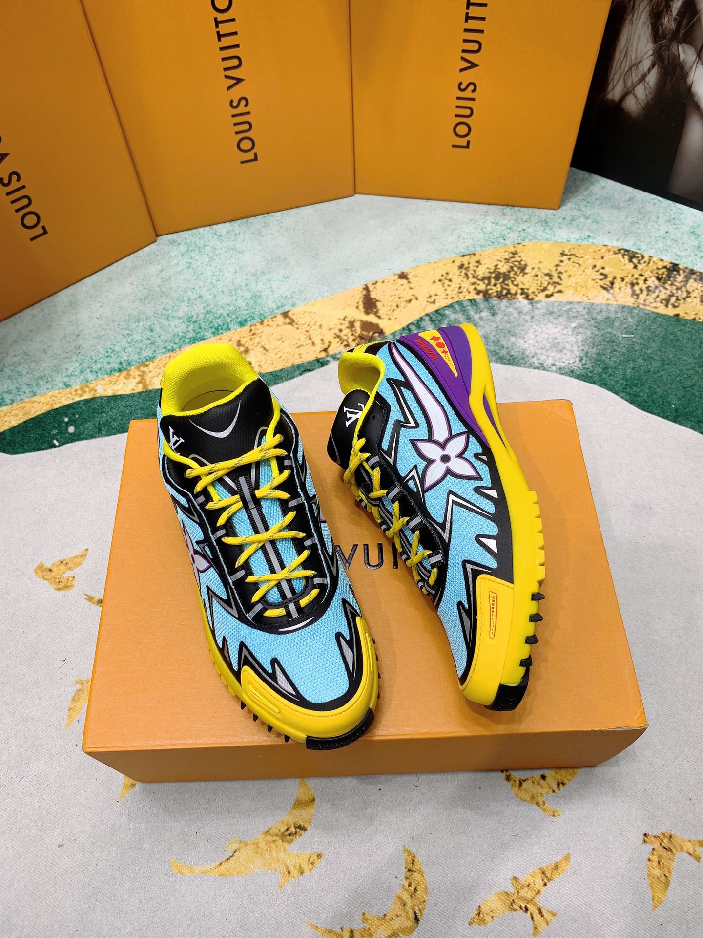 Men Women L*ouis V*uitton Top Sneaker Maikesneakers