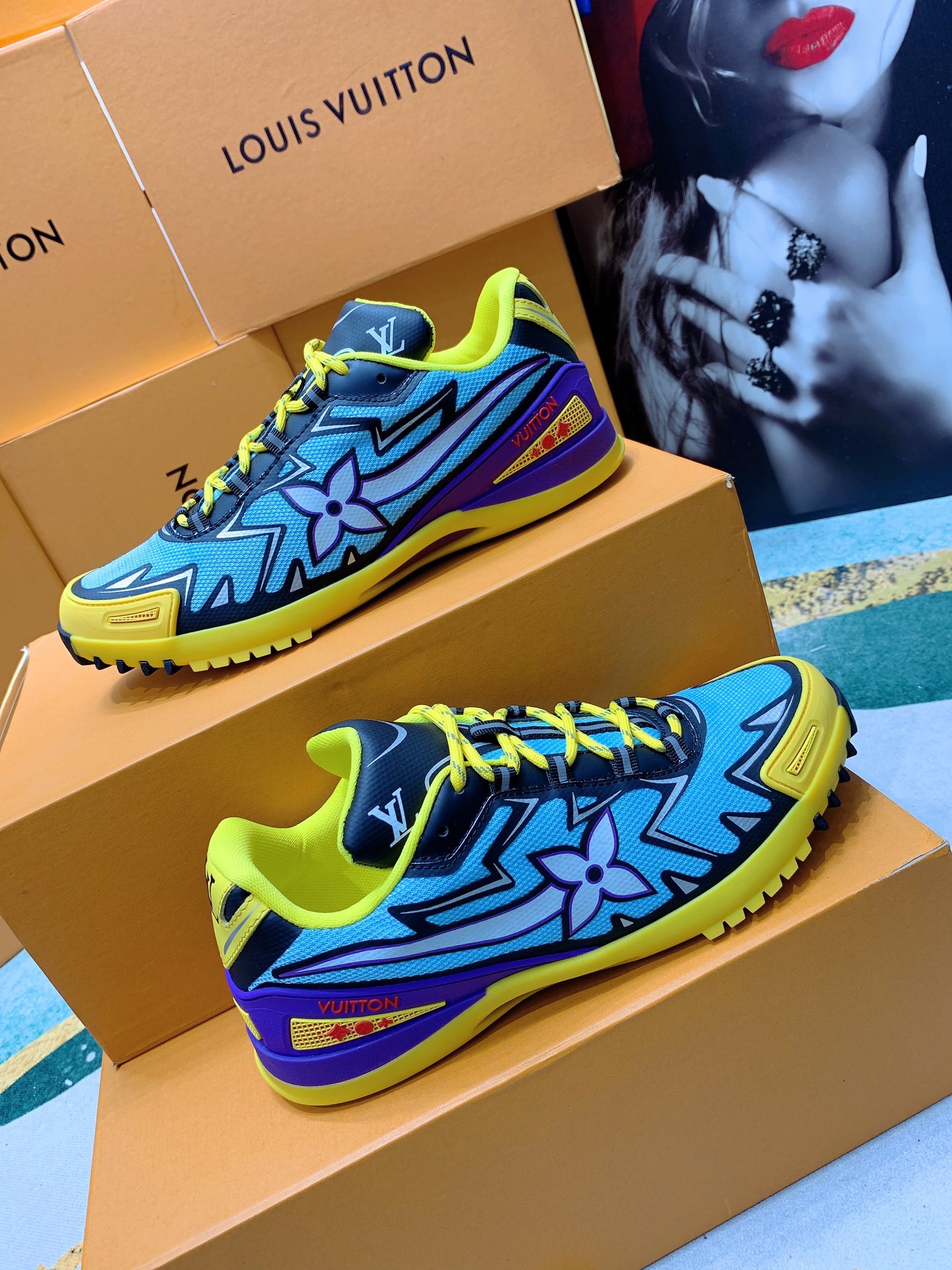 Men Women L*ouis V*uitton Top Sneaker Maikesneakers