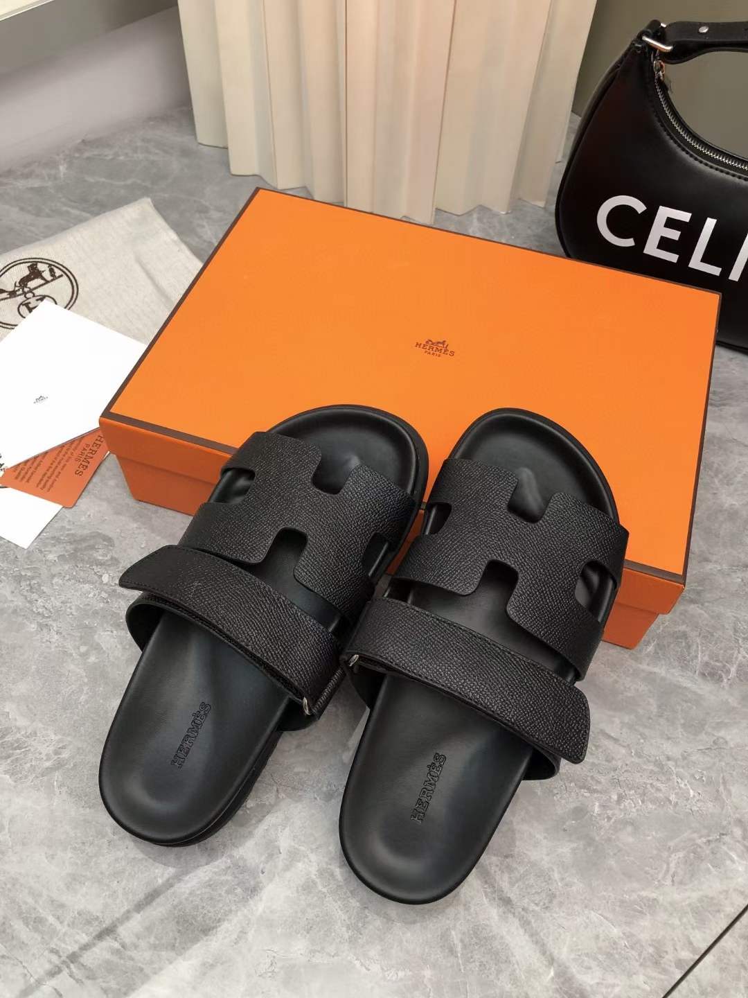 Men Women H*ermes Top Sandals