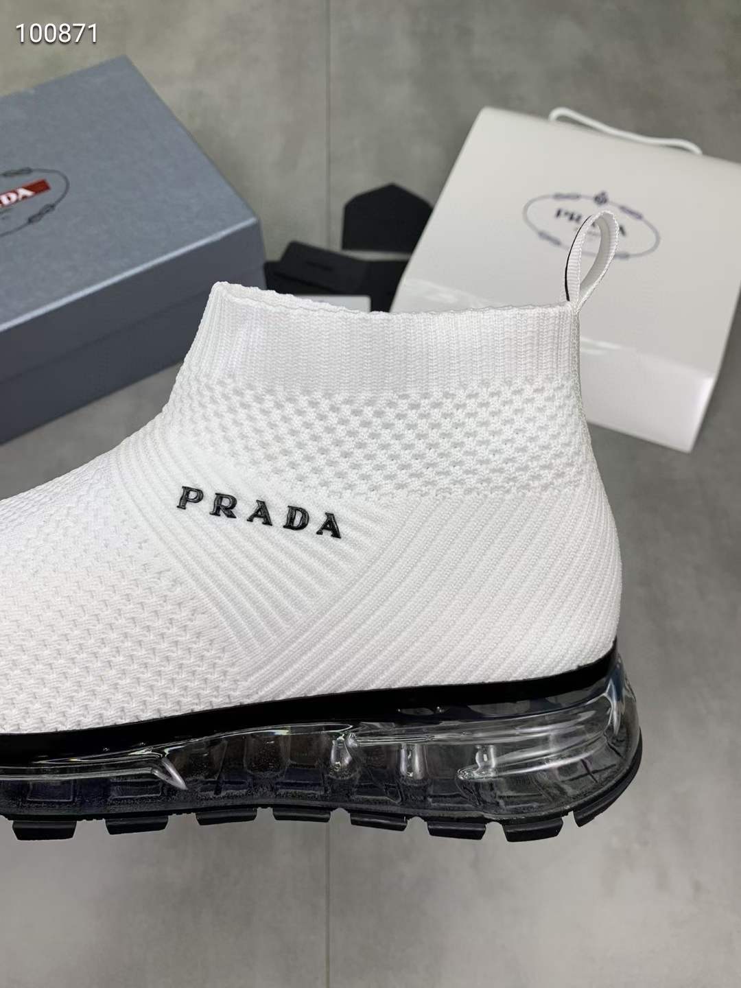 Men P*rada Top Sneakers