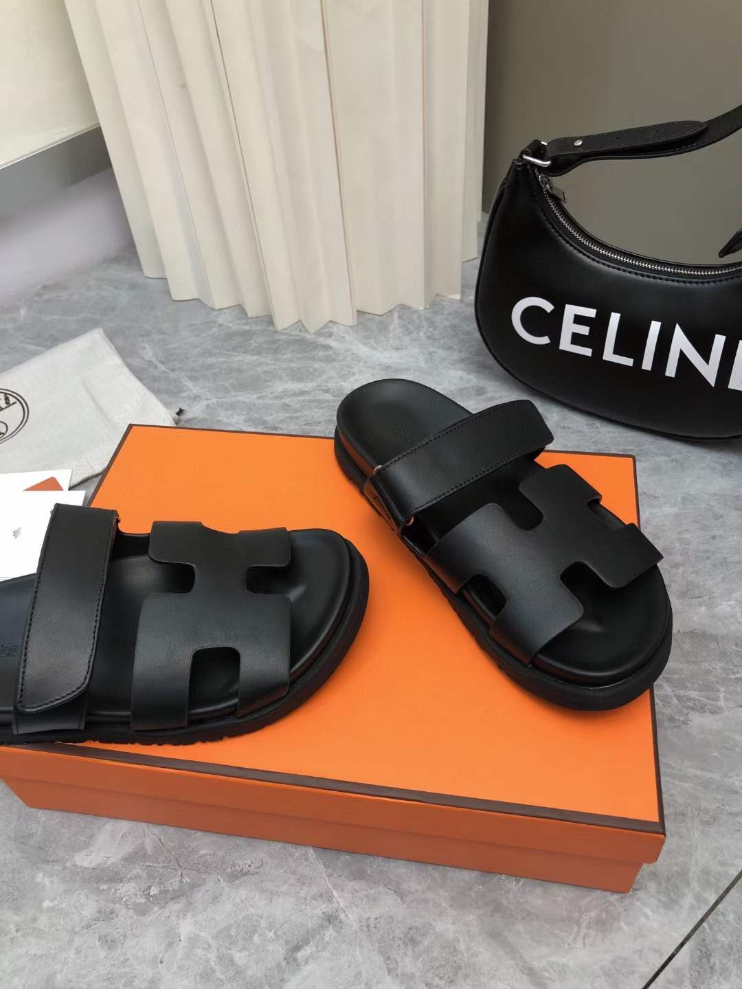 Men Women H*ermes Top Sandals