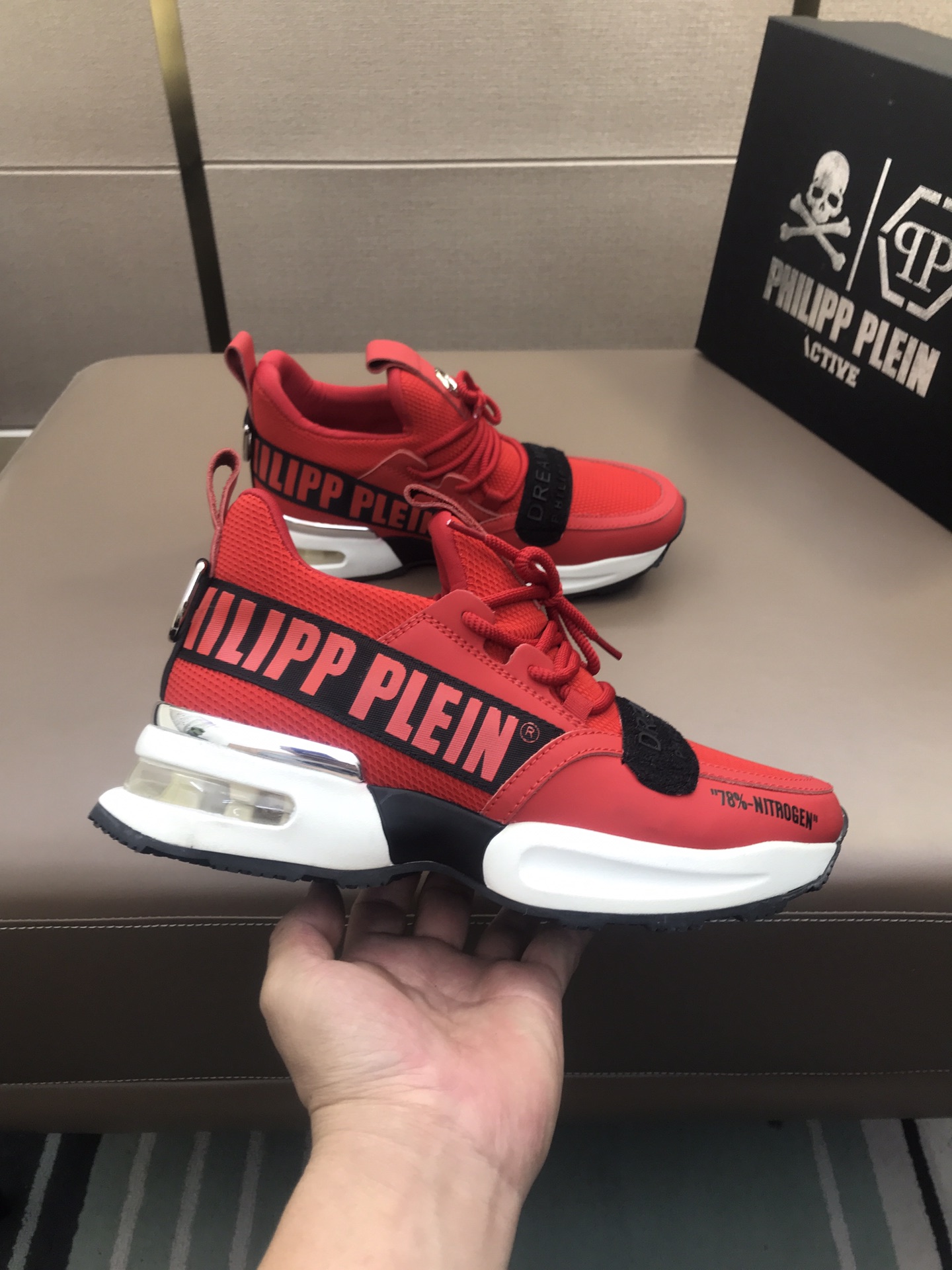 Men P*hilipp P*lein Top Sneaker ()