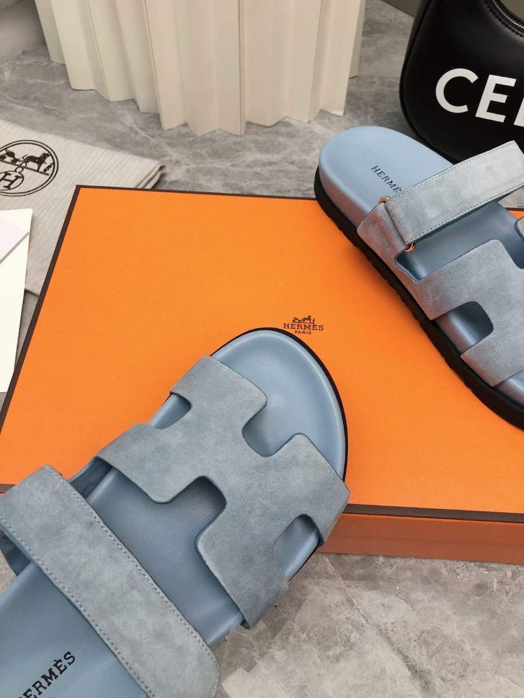 Men Women H*ermes Top Sandals