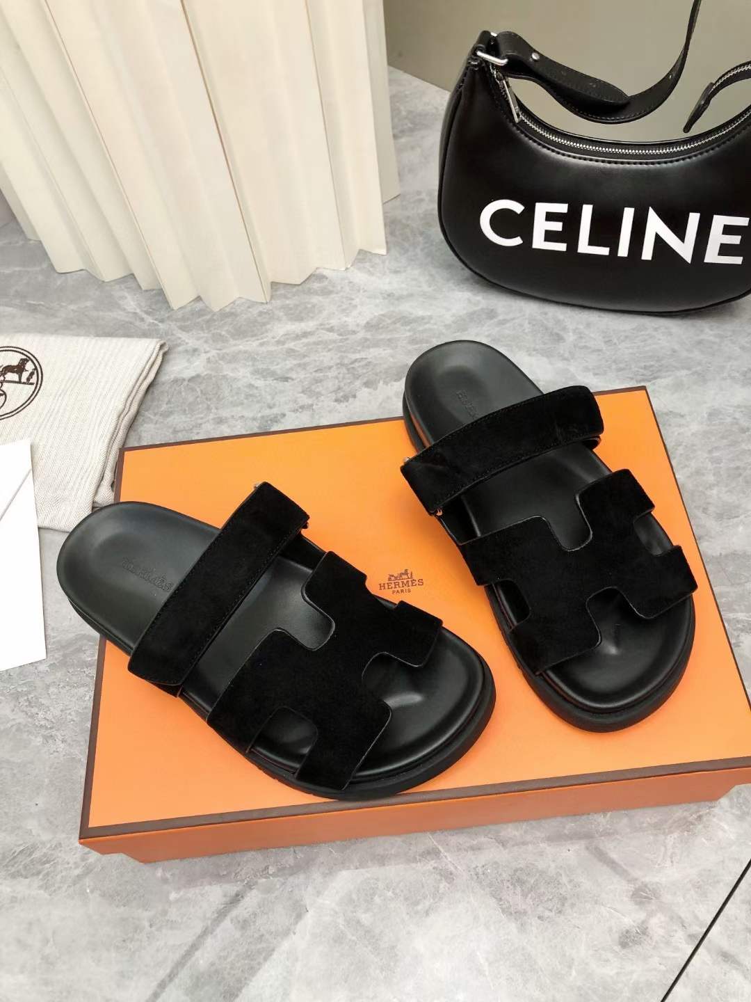 Men Women H*ermes Top Sandals