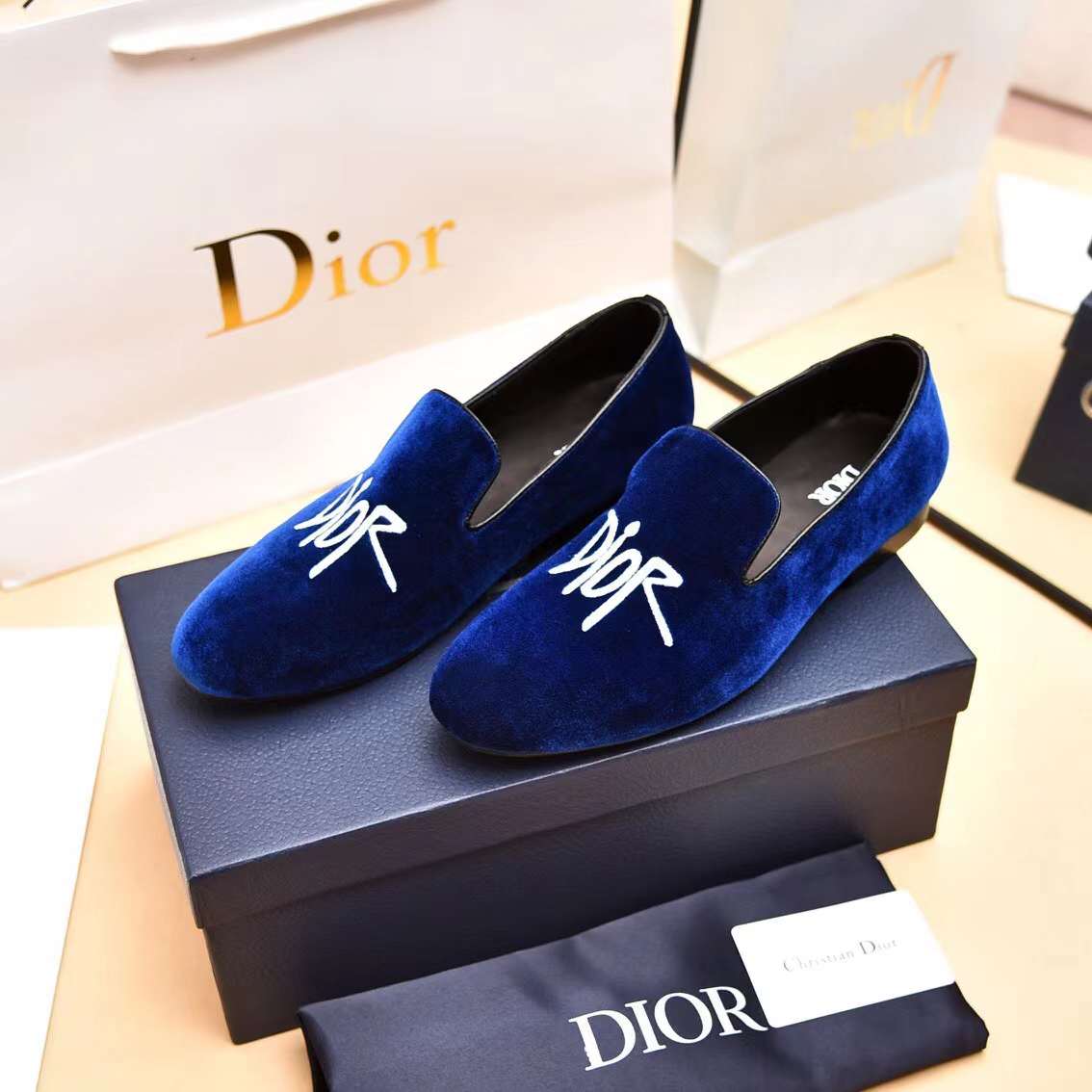 Men D*ior Top Sneaker（）