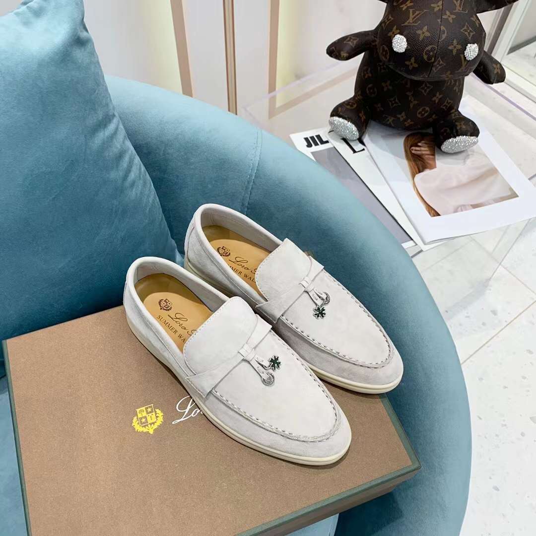 Men Women L*oro P*iana Top Loafer （）