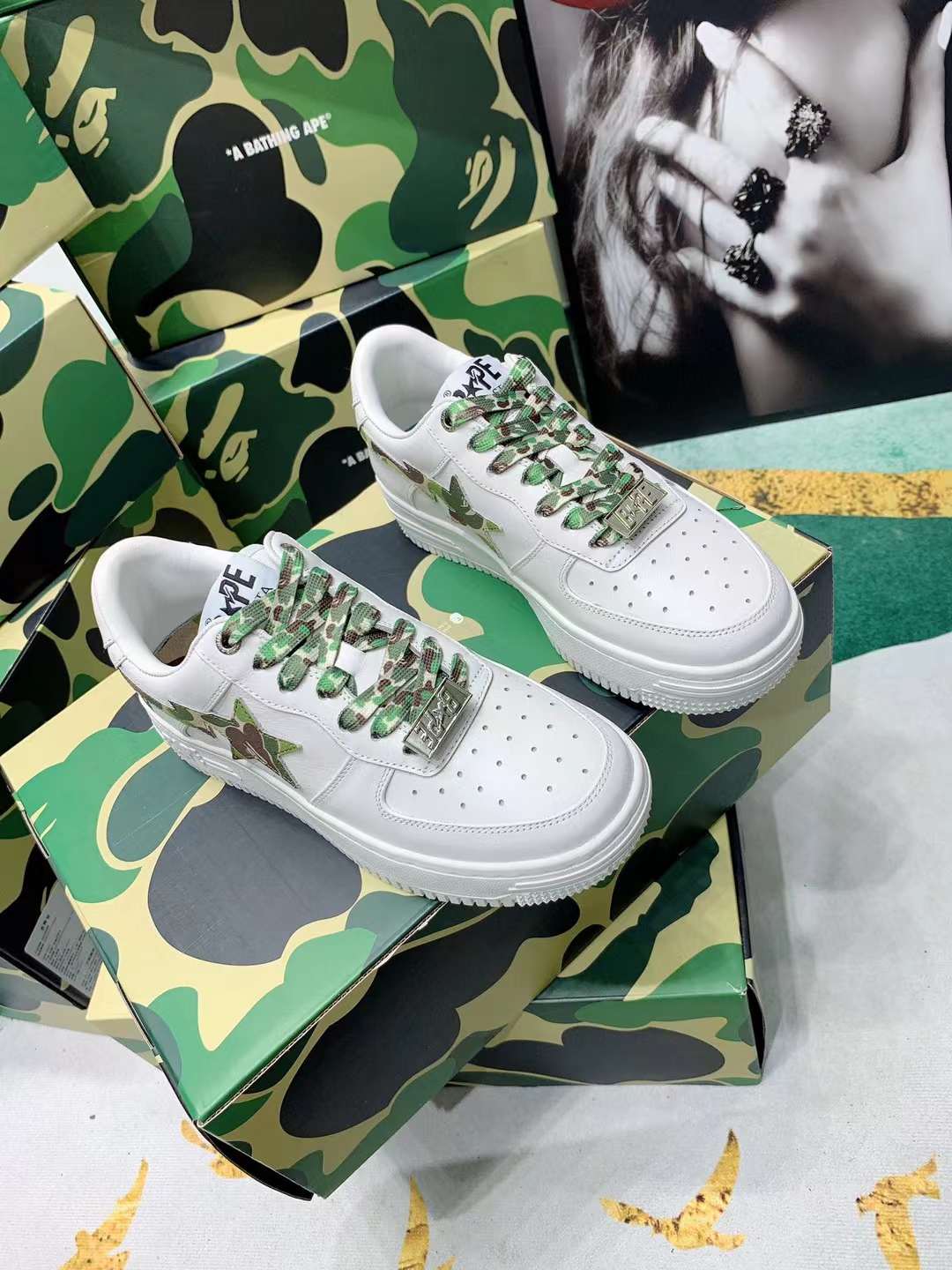 Men Women B*ape Top Sneaker