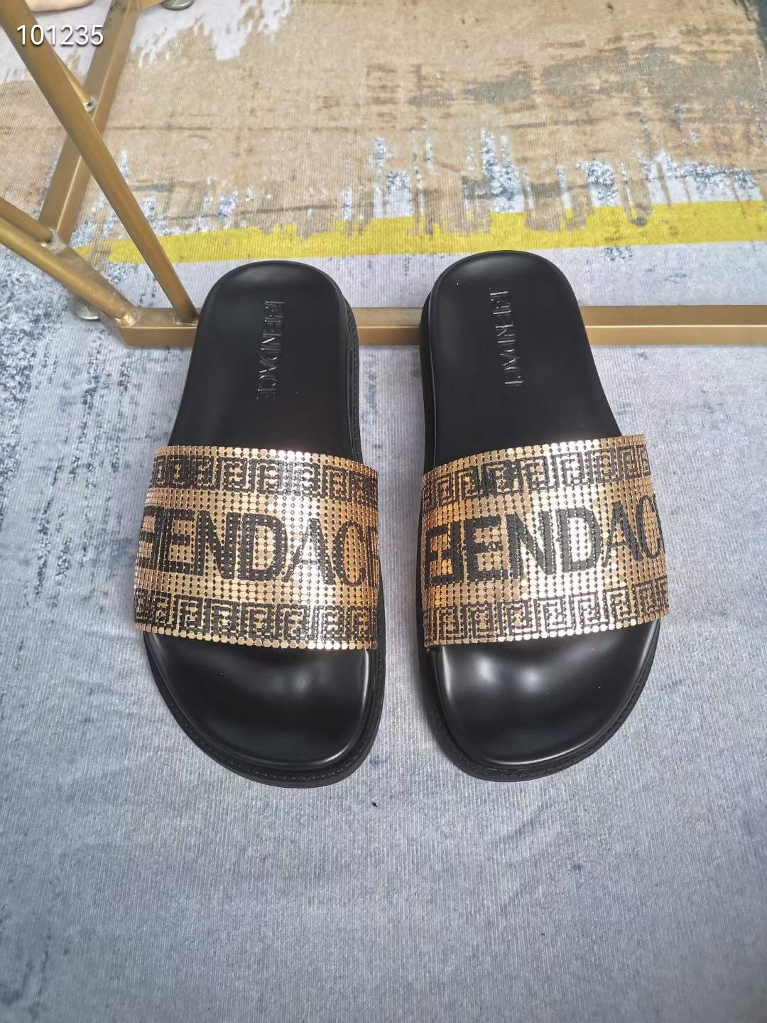 Men Women F*endi Top Sandals