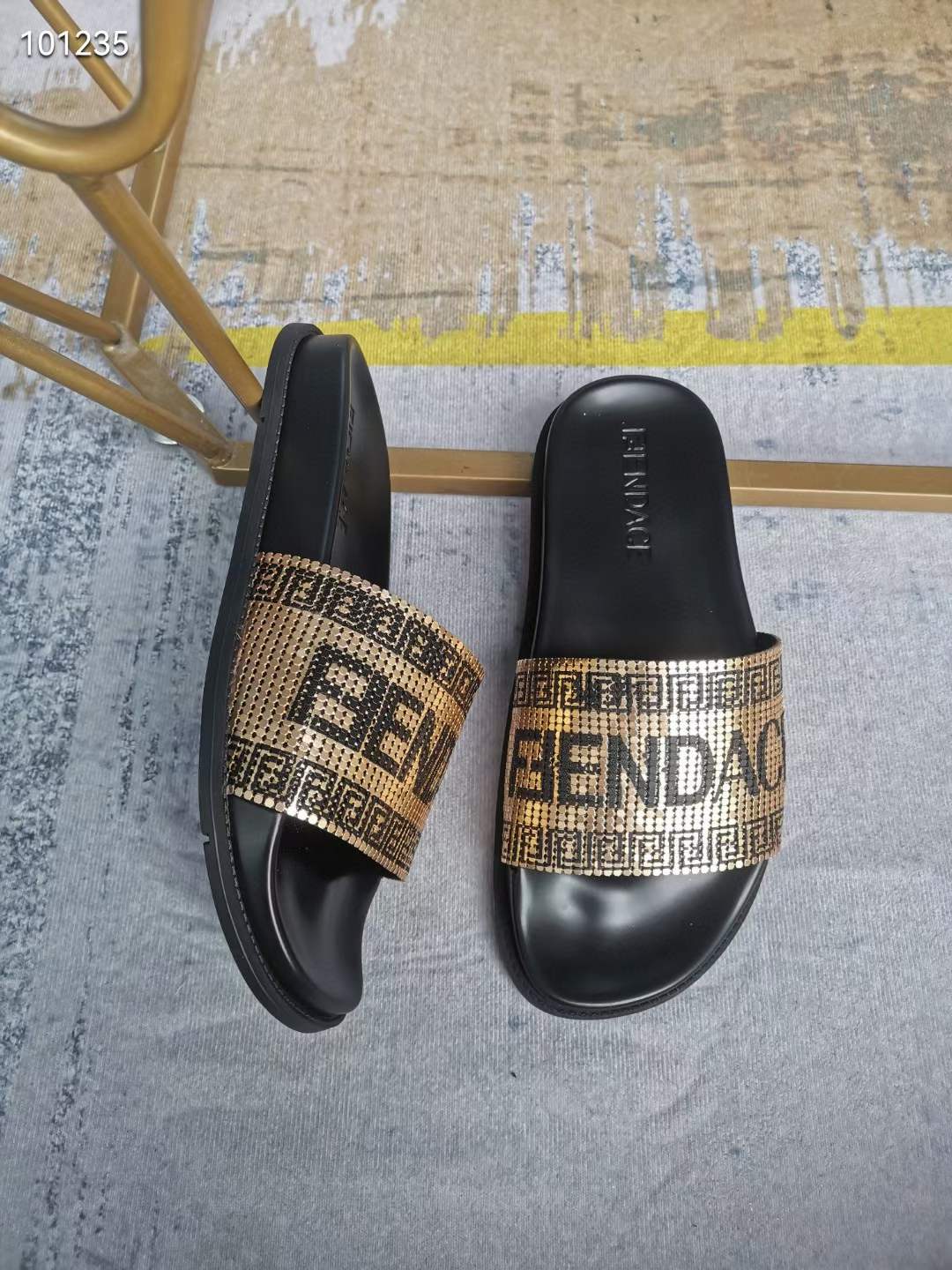 Men Women F*endi Top Sandals