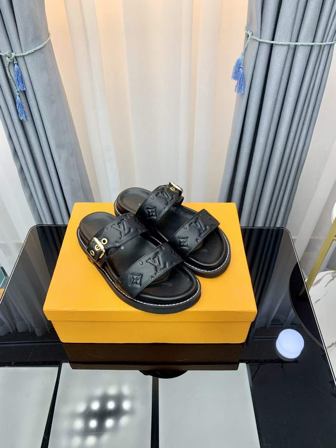 Women Men L*ouis V*uitton Top Slippers