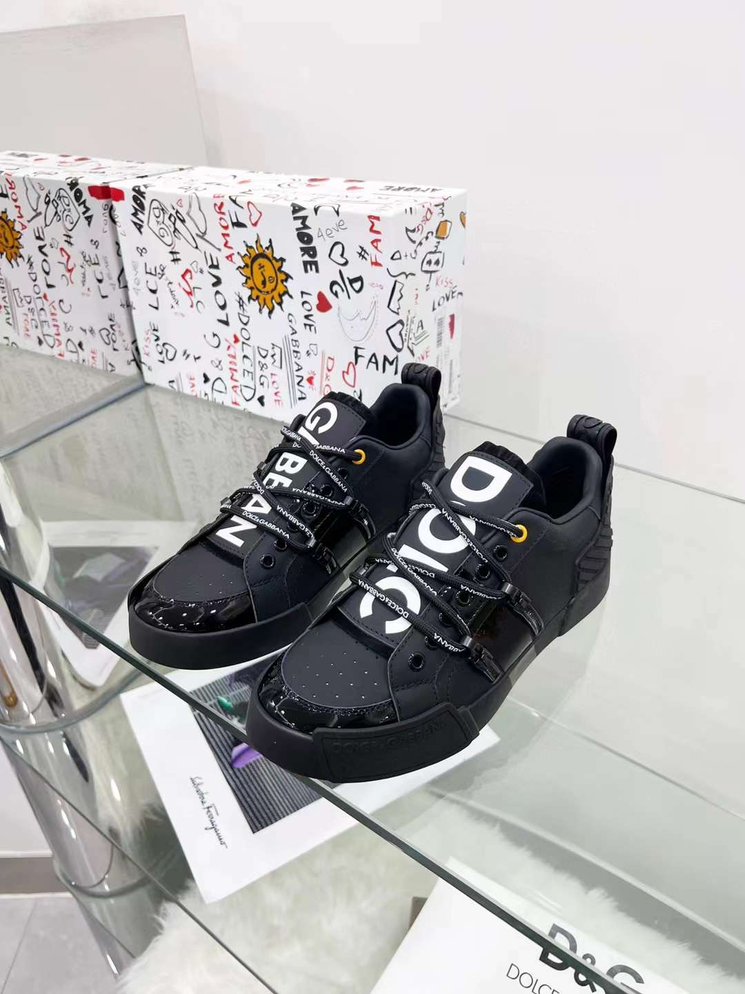 Men Women D*G Top Sneakers