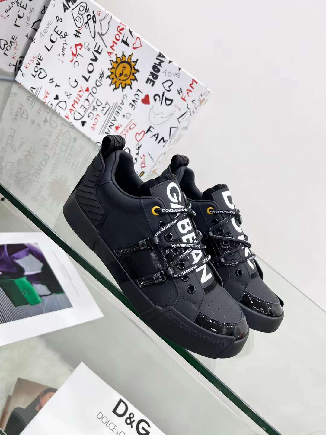 Men Women D*G Top Sneakers