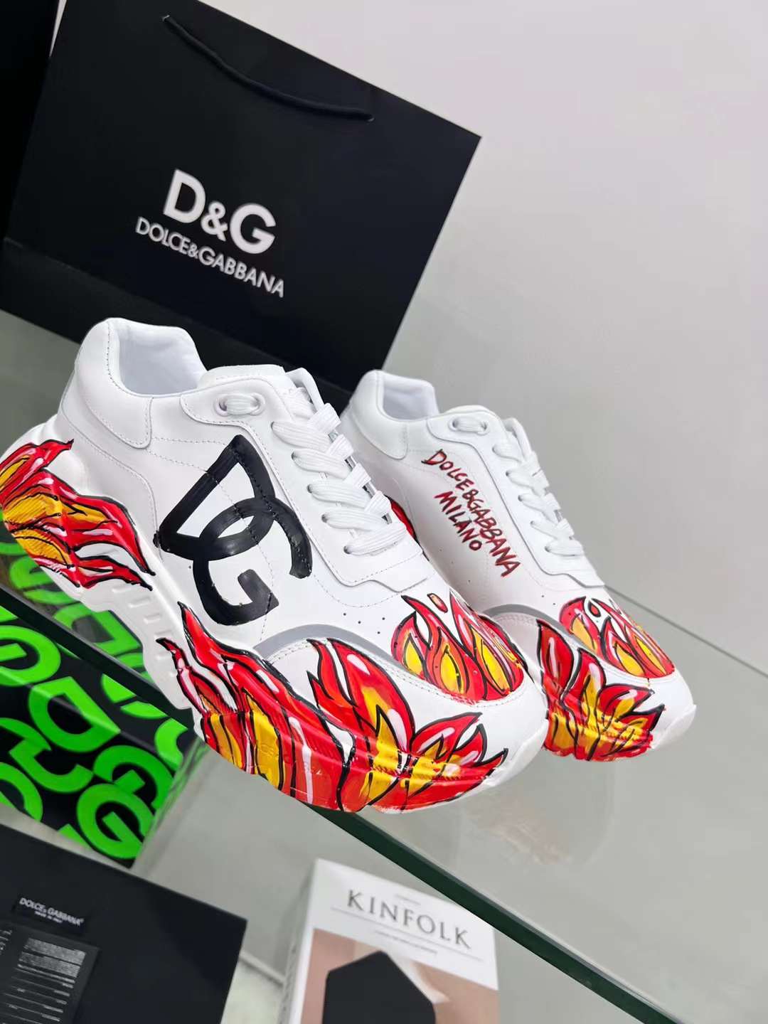 Men Women D*G Top Sneakers