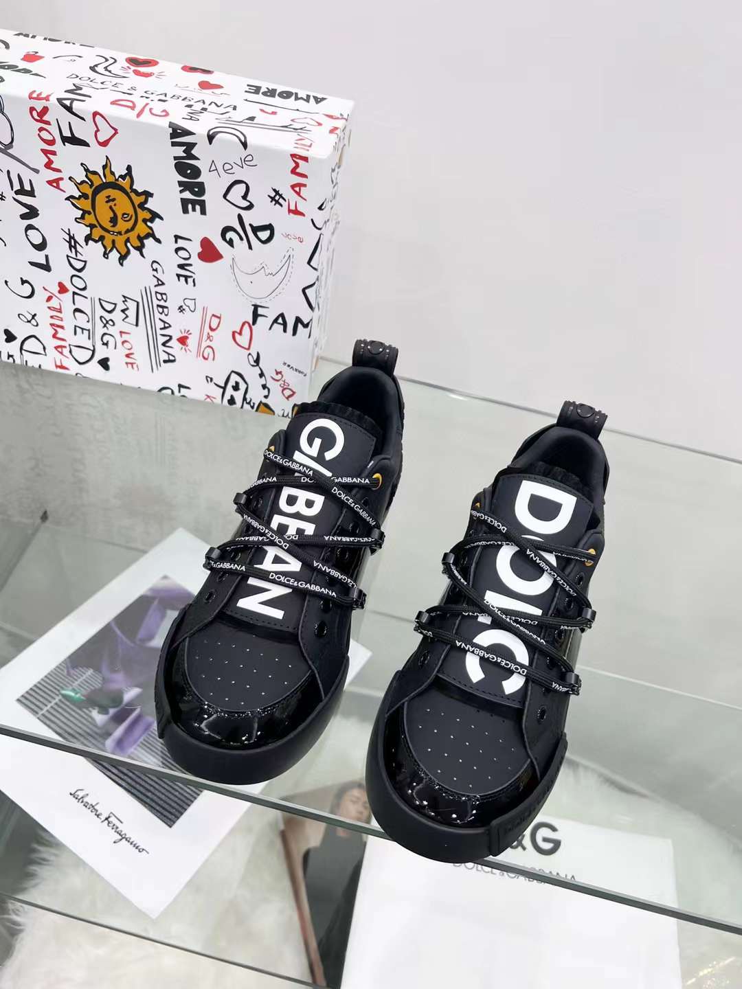 Men Women D*G Top Sneakers