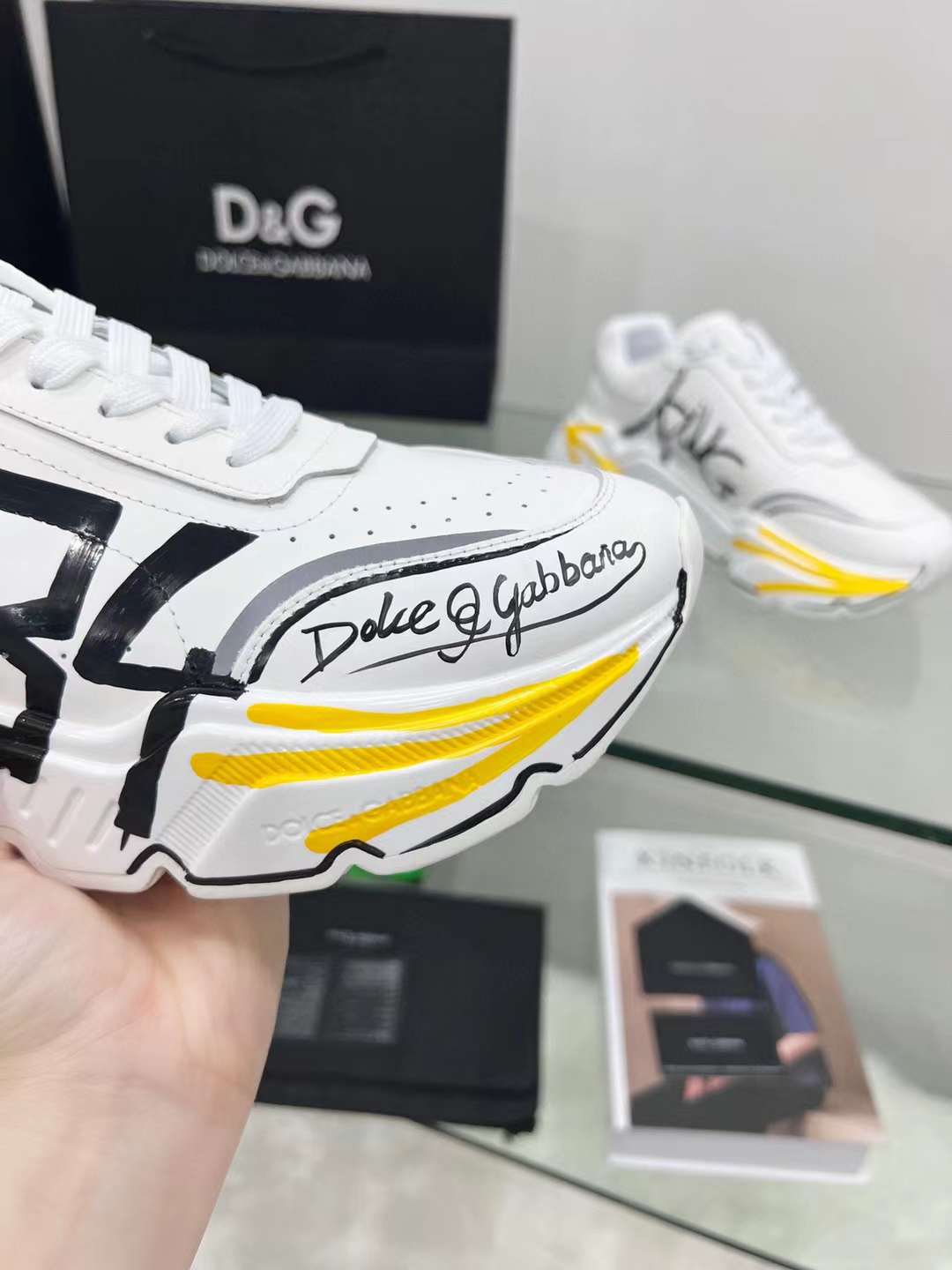 Men Women D*G Top Sneakers