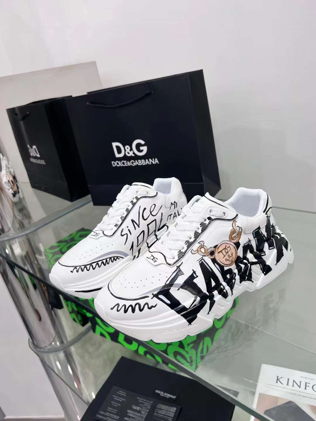 Men Women D*G Top Sneakers