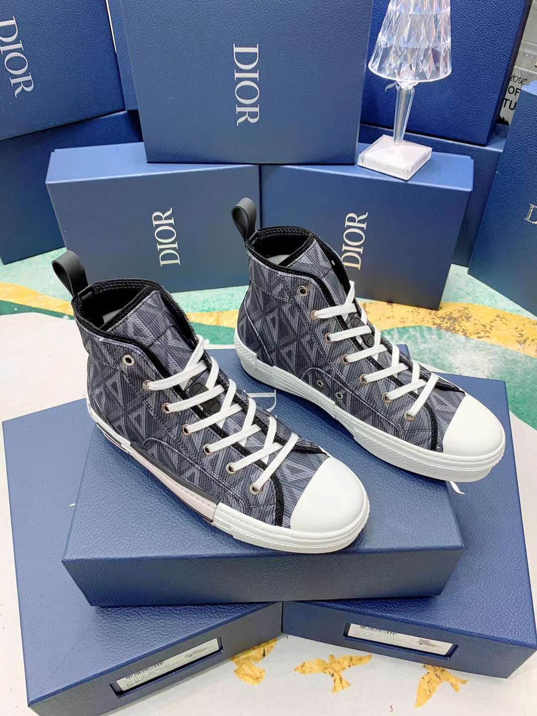 Men Women D*ior Top Sneakers ()