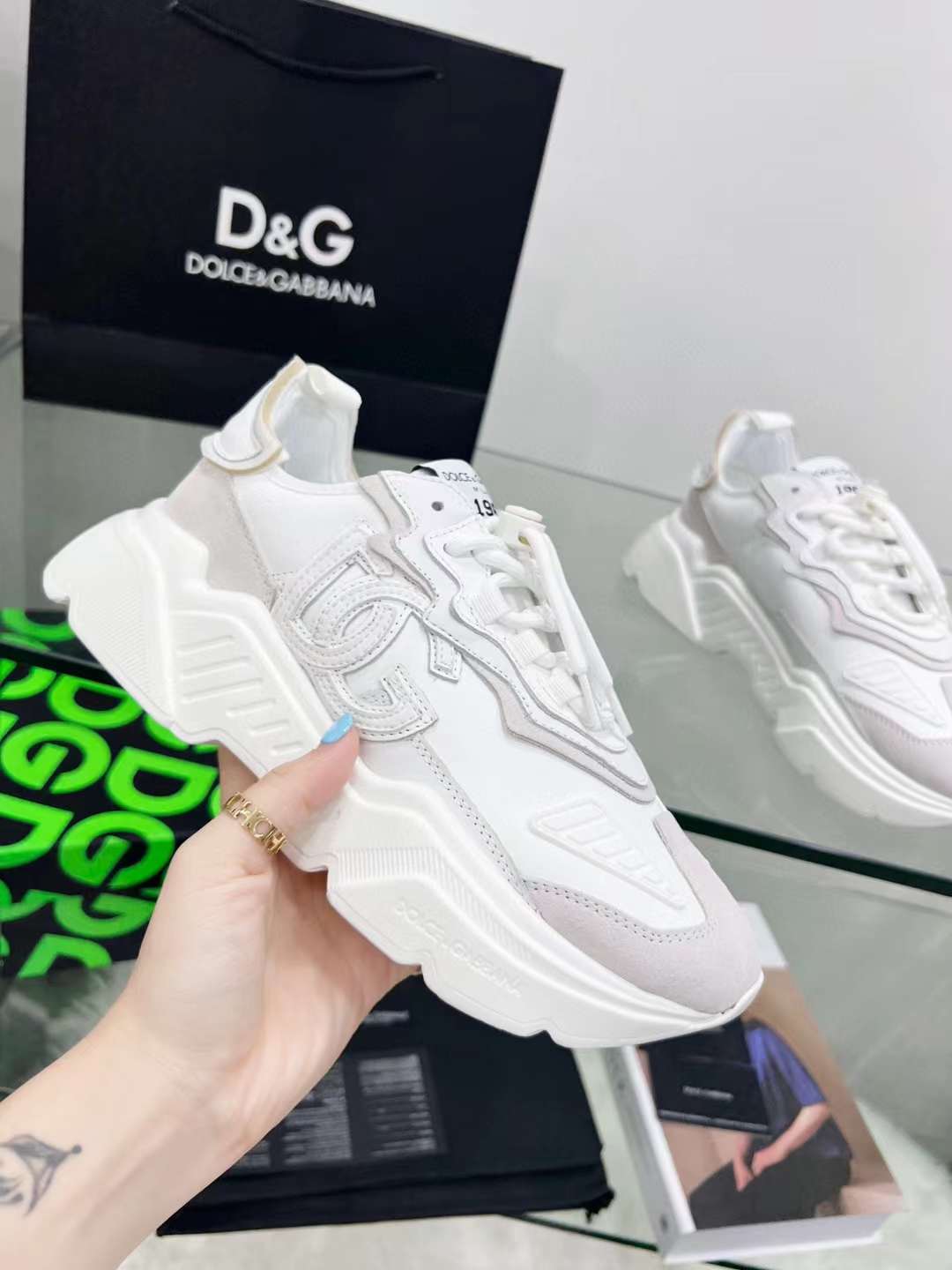 Men Women D*G Top Sneakers