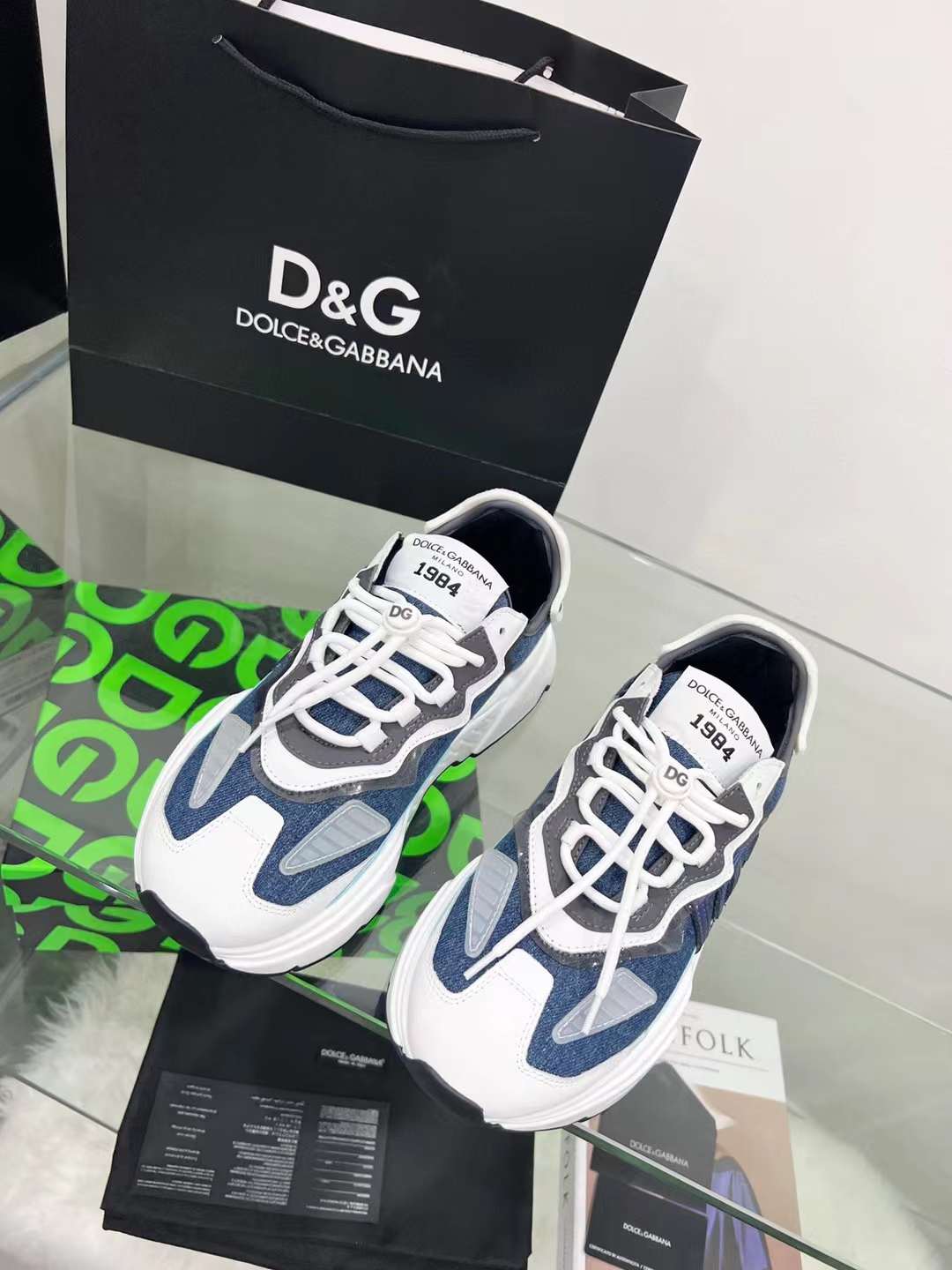Men Women D*G Top Sneakers
