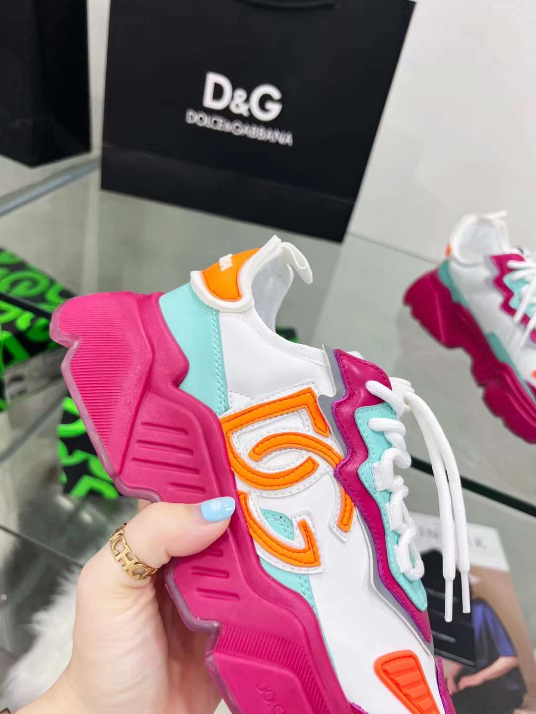 Men Women D*G Top Sneakers