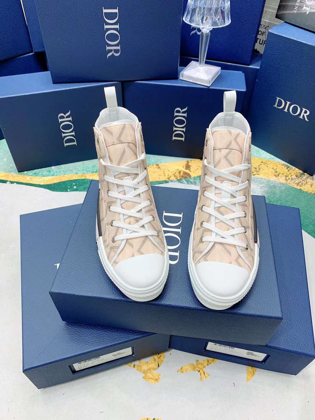 Men Women D*ior Top Sneakers ()