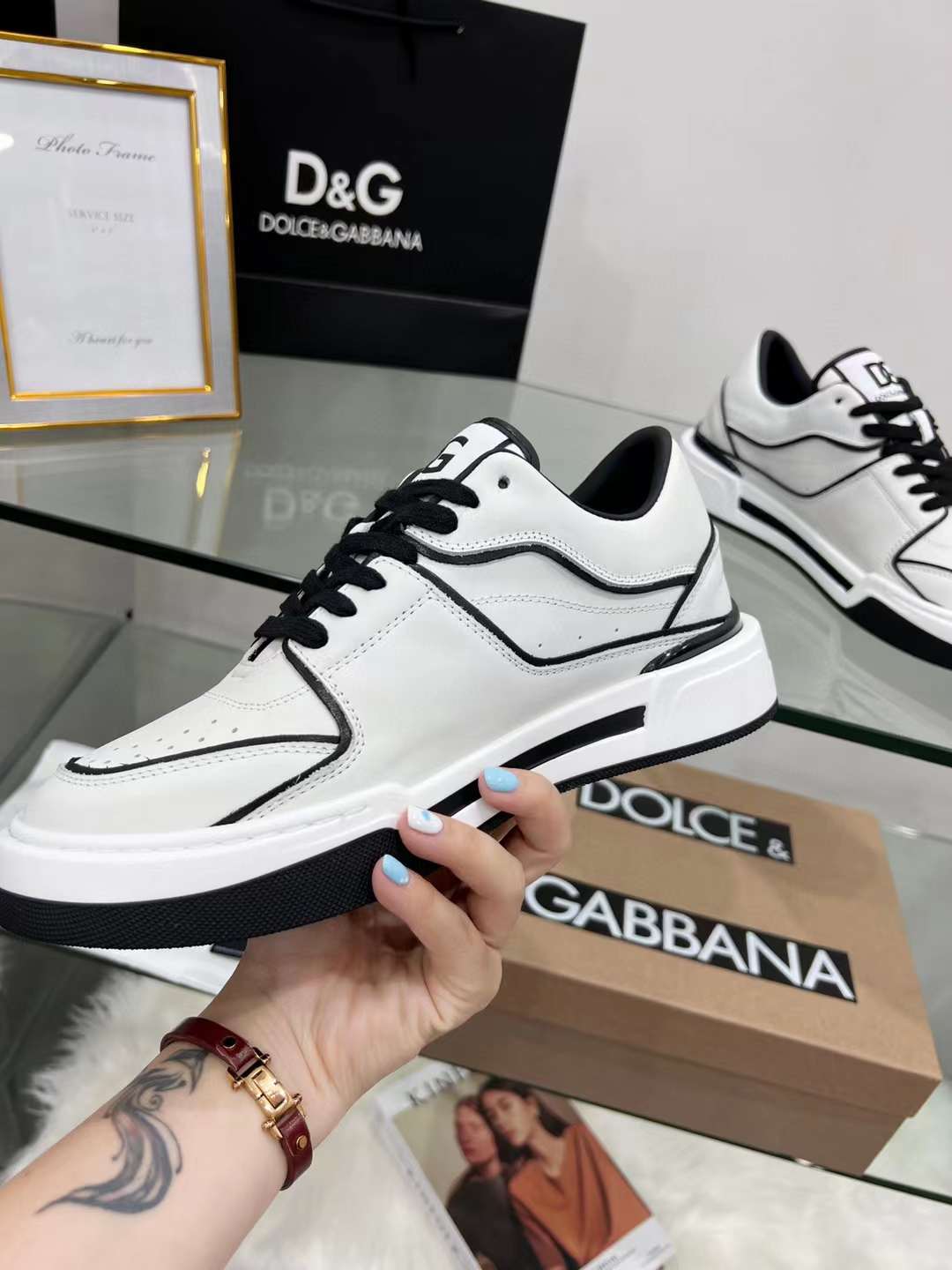 Men Women D*G Top Sneakers