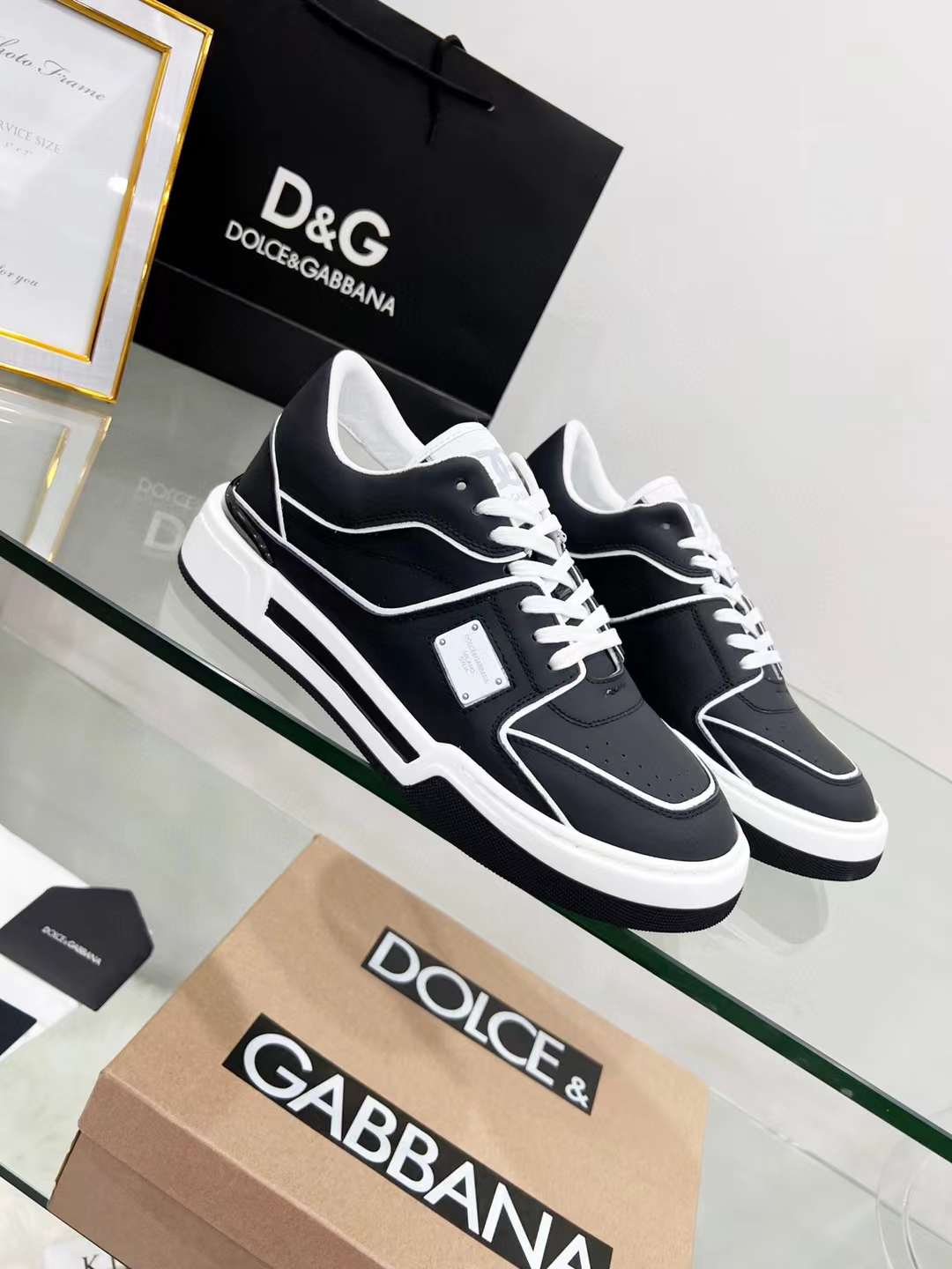 Men Women D*G Top Sneakers