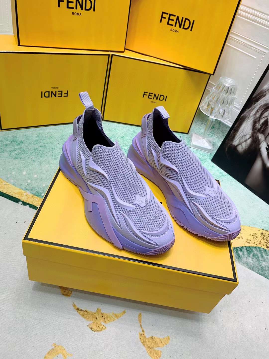 Men Women F*endi Top Sneaker ( )