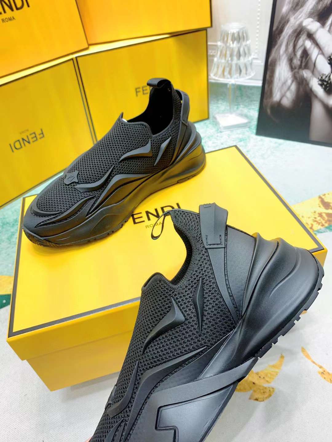 Men Women F*endi Top Sneaker ( )