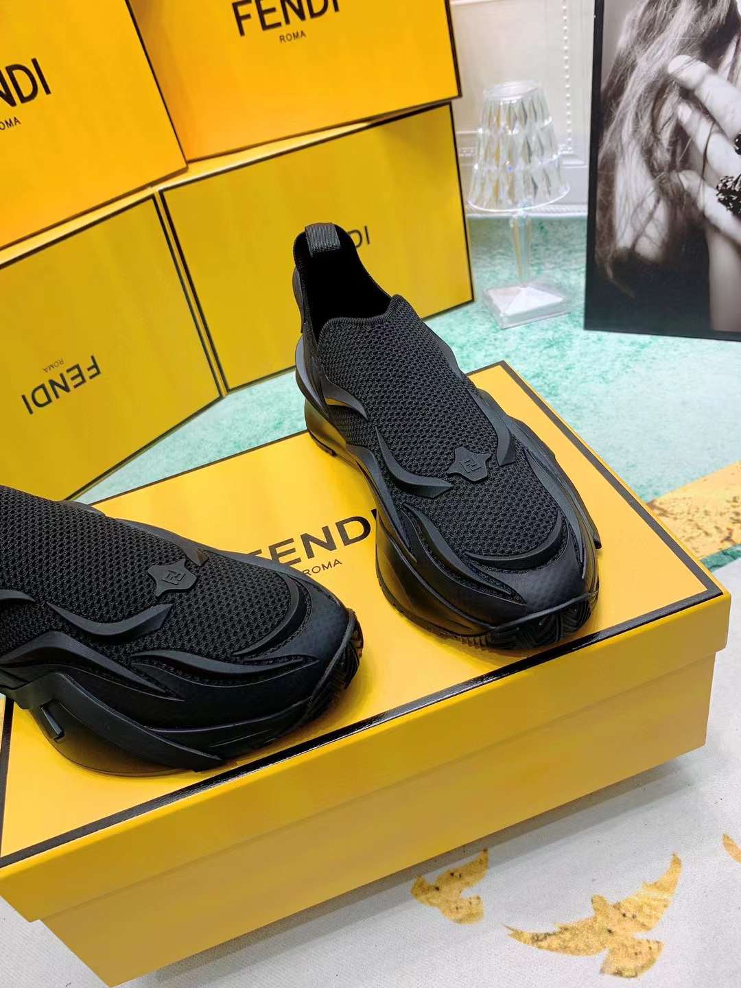 Men Women F*endi Top Sneaker ( )