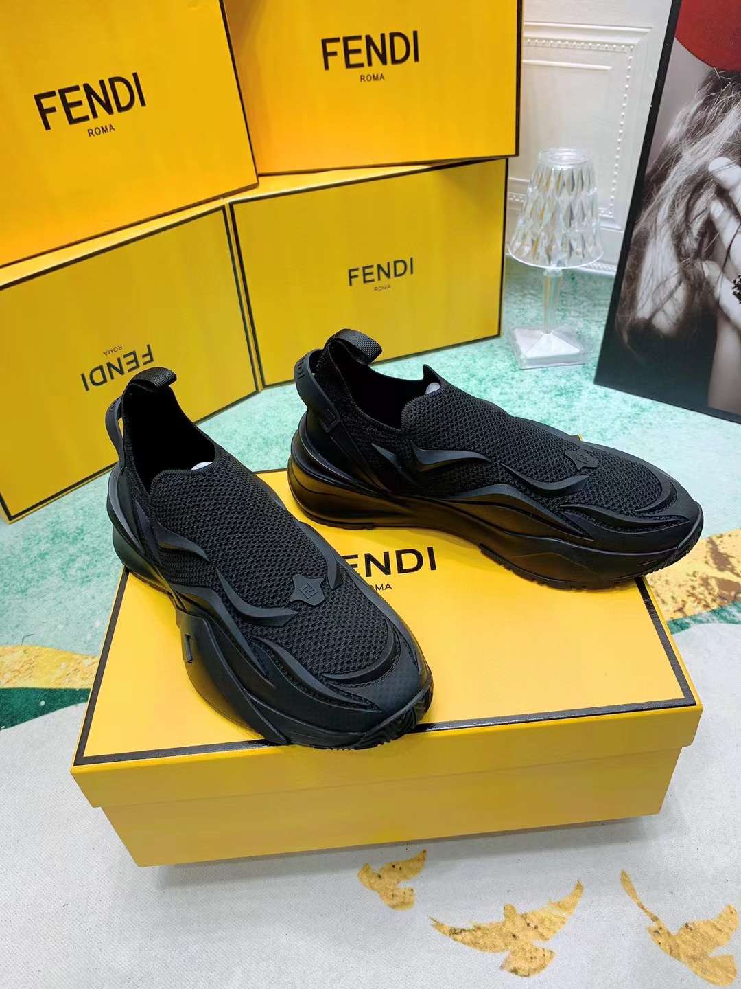 Men Women F*endi Top Sneaker ( )