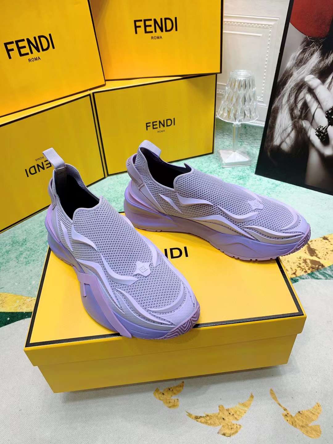 Men Women F*endi Top Sneaker （ ）