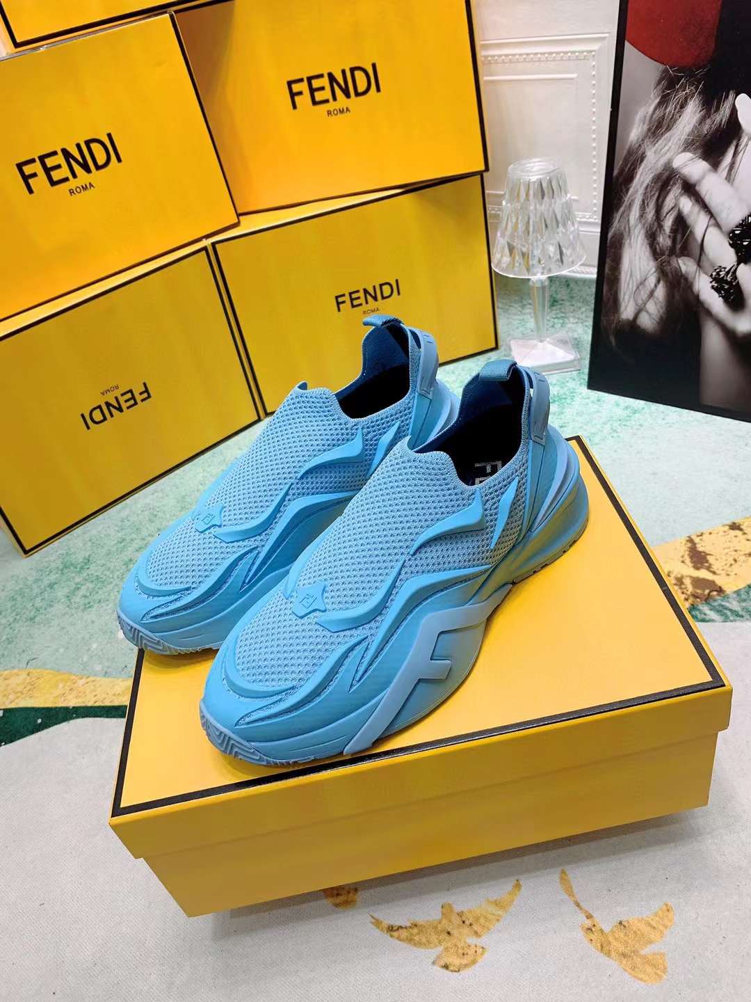 Men Women F*endi Top Sneaker ( )