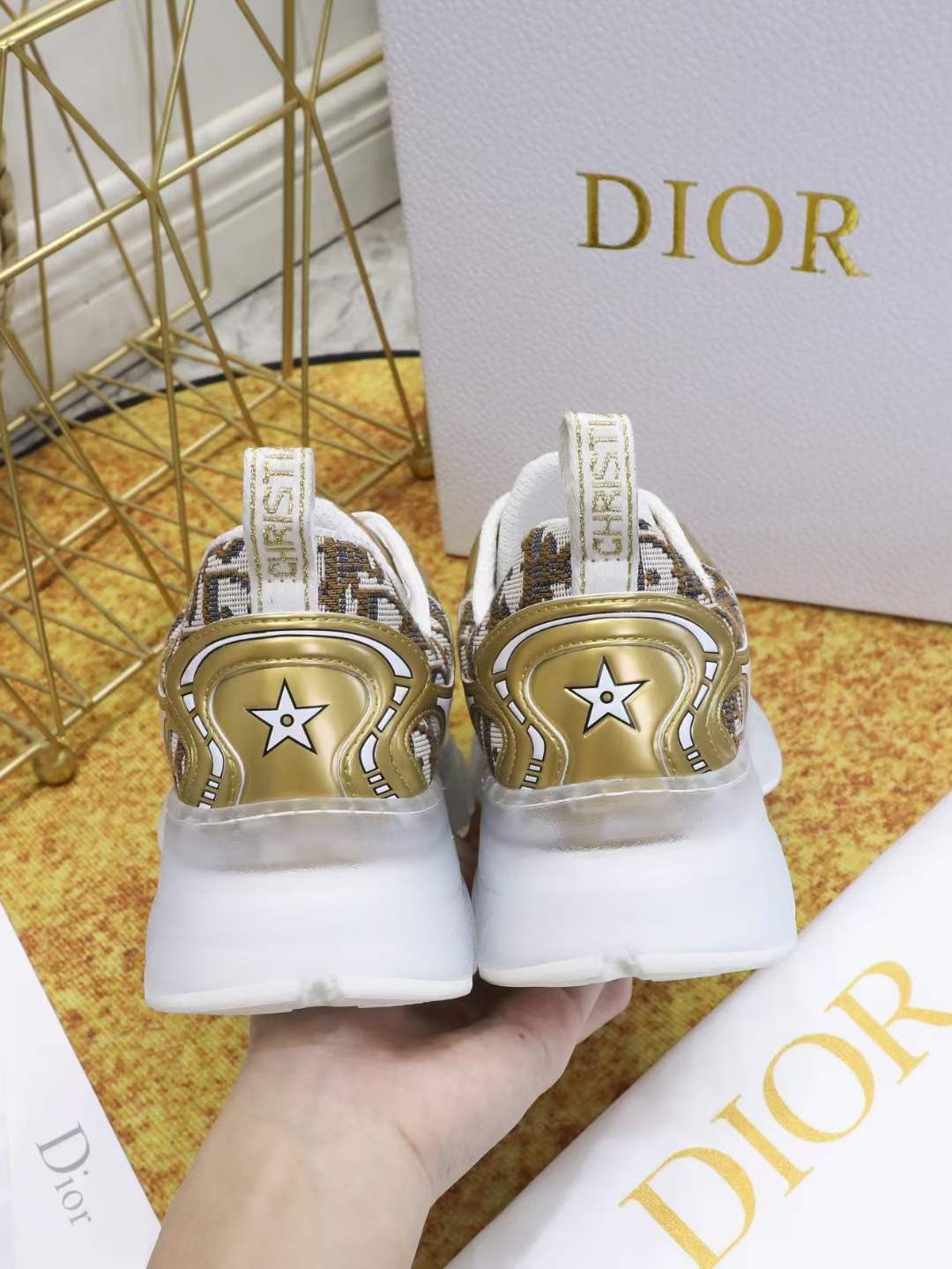 Men Women D*ior Top Sneakers ()