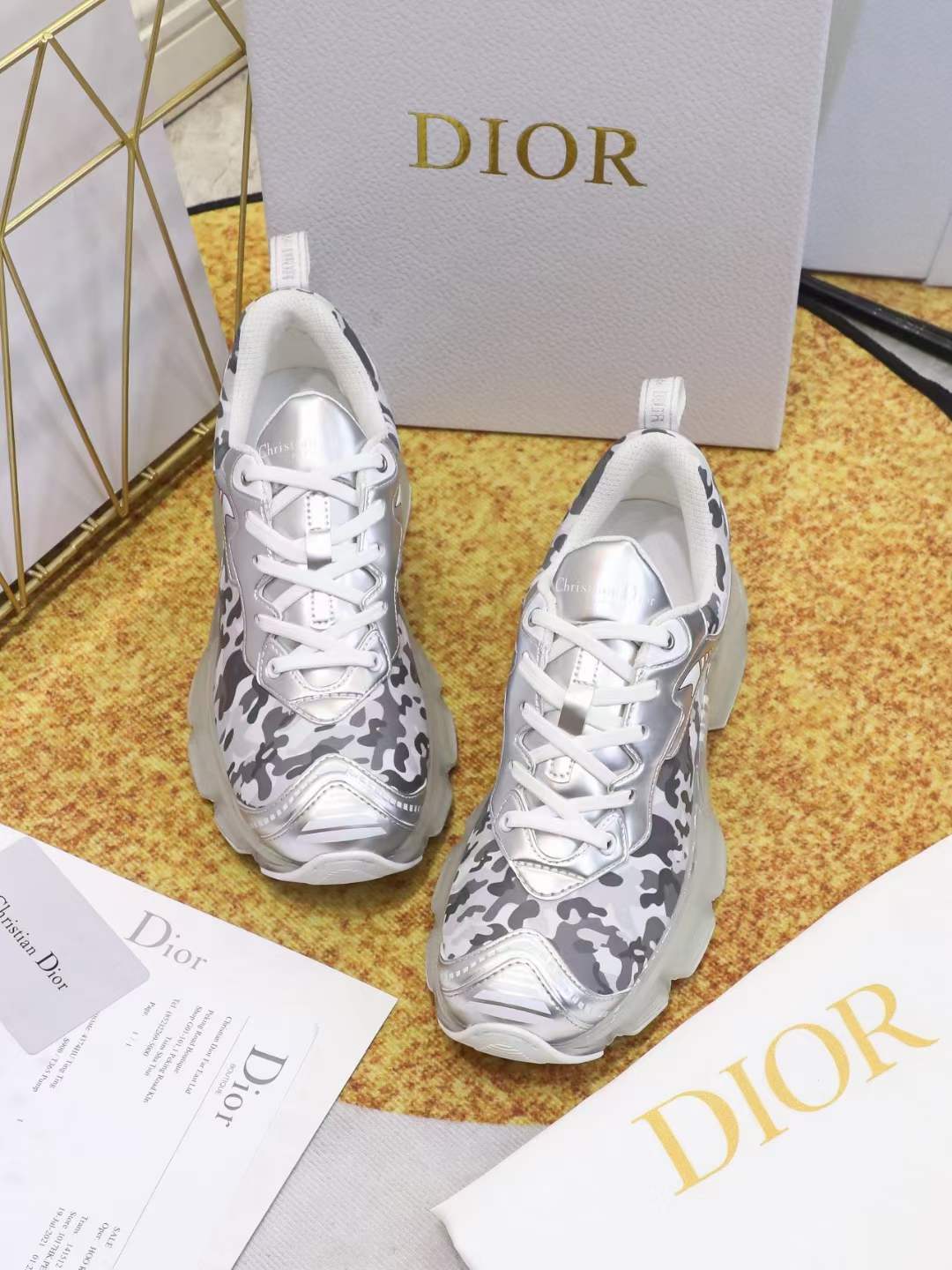 Men Women D*ior Top Sneakers ()