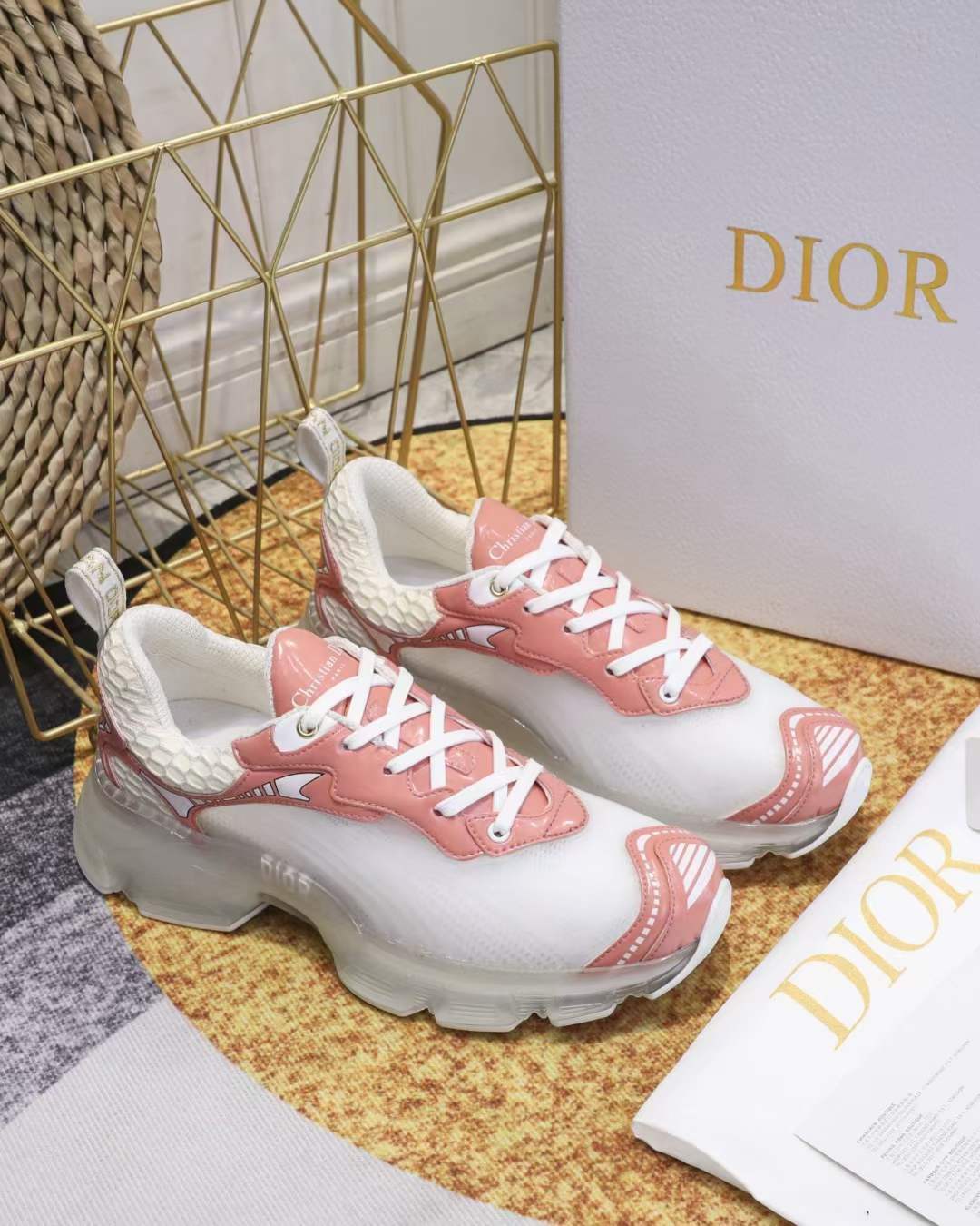 Men Women D*ior Top Sneakers ()